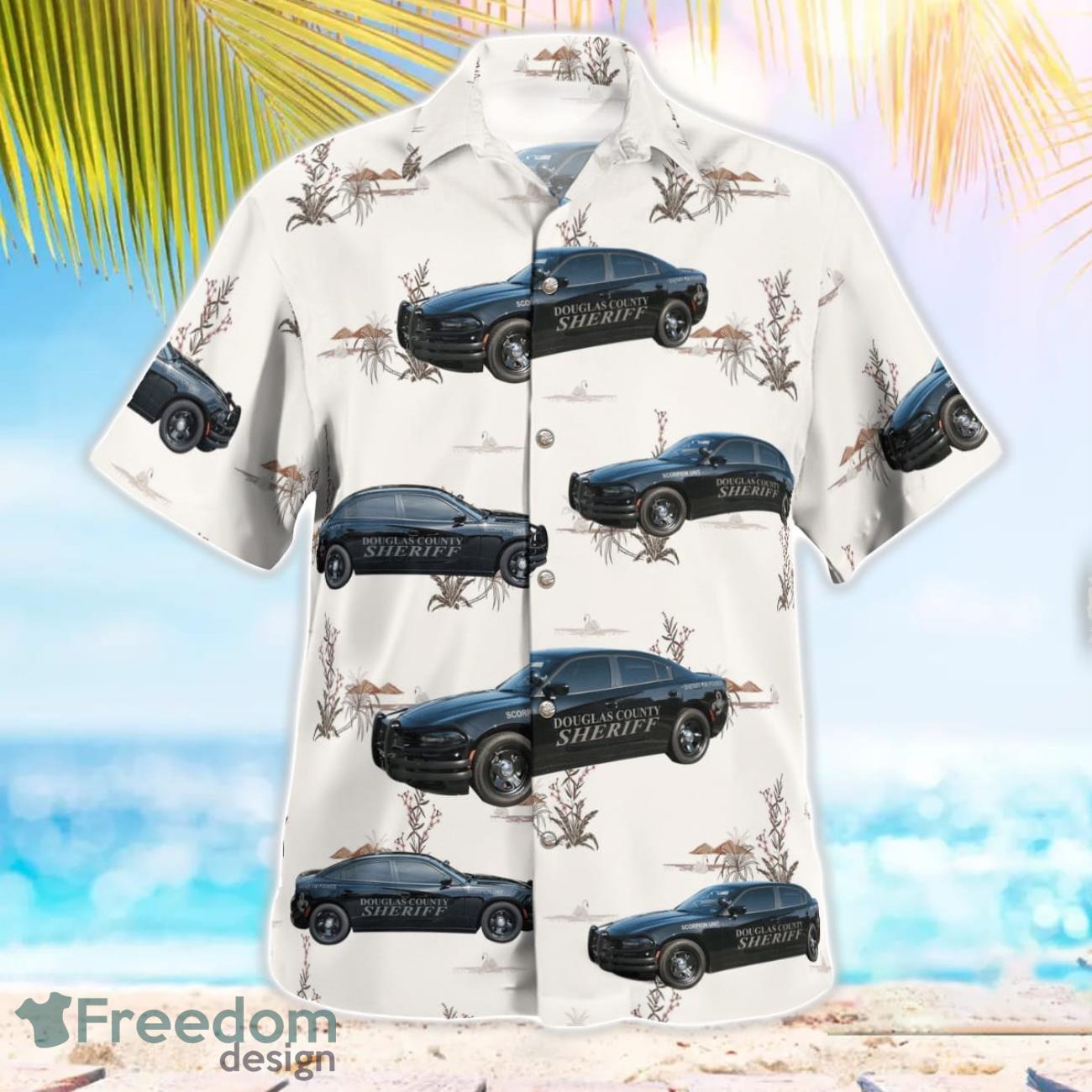 Colorado-Scorpion-Douglas-County-Sheriff-Police-Car-Hawaiian-Shirt-Beach-Summer-Shirt-1