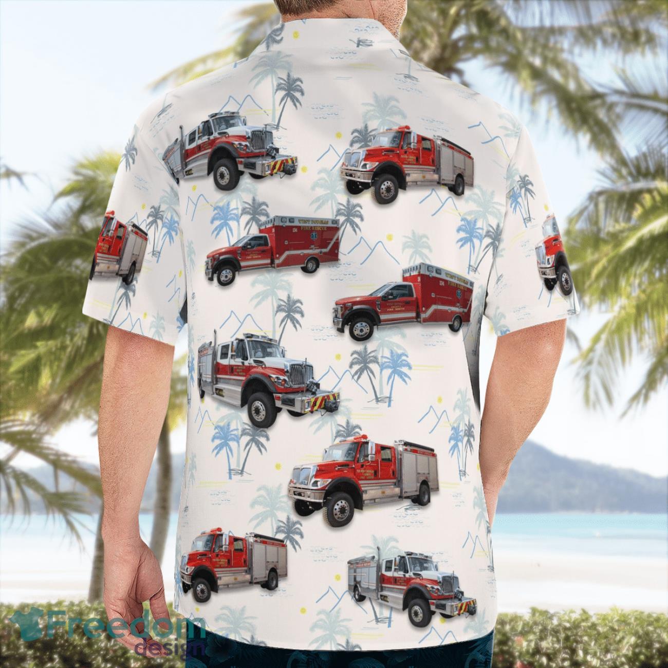 West Douglas County Fire Rescue Hawaiian Shirt Summer Beach Gift West Douglas County Fire Rescue Hawaiian Shirt Summer Beach Gift