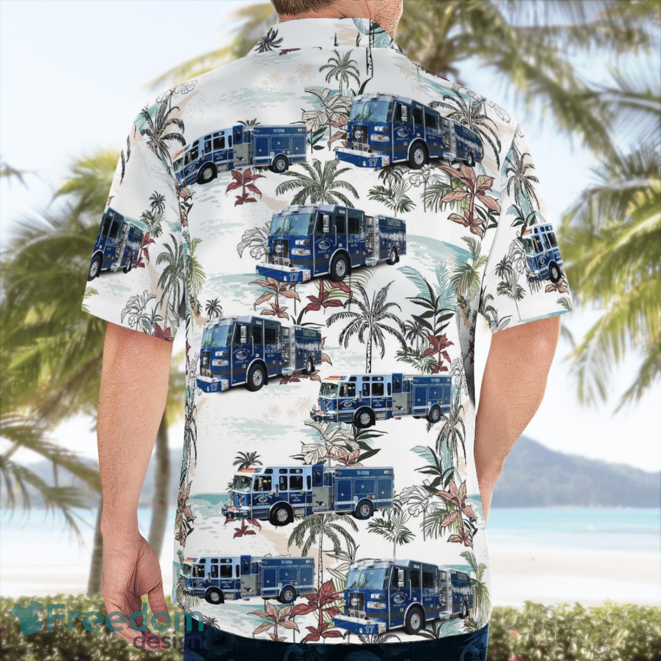 Columbian Fire Engine Co. # 1 Beach Hawaiian Shirt Gift For Summer Holiday Columbian Fire Engine Co. # 1 Beach Hawaiian Shirt Gift For Summer Holiday