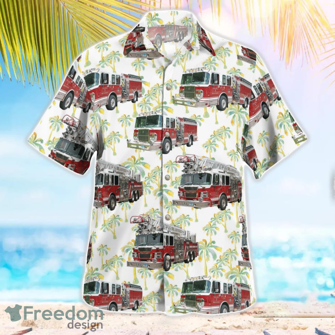 Connecticut Branford Fire Department Hawaiian Shirt Men Women Beach Shirt