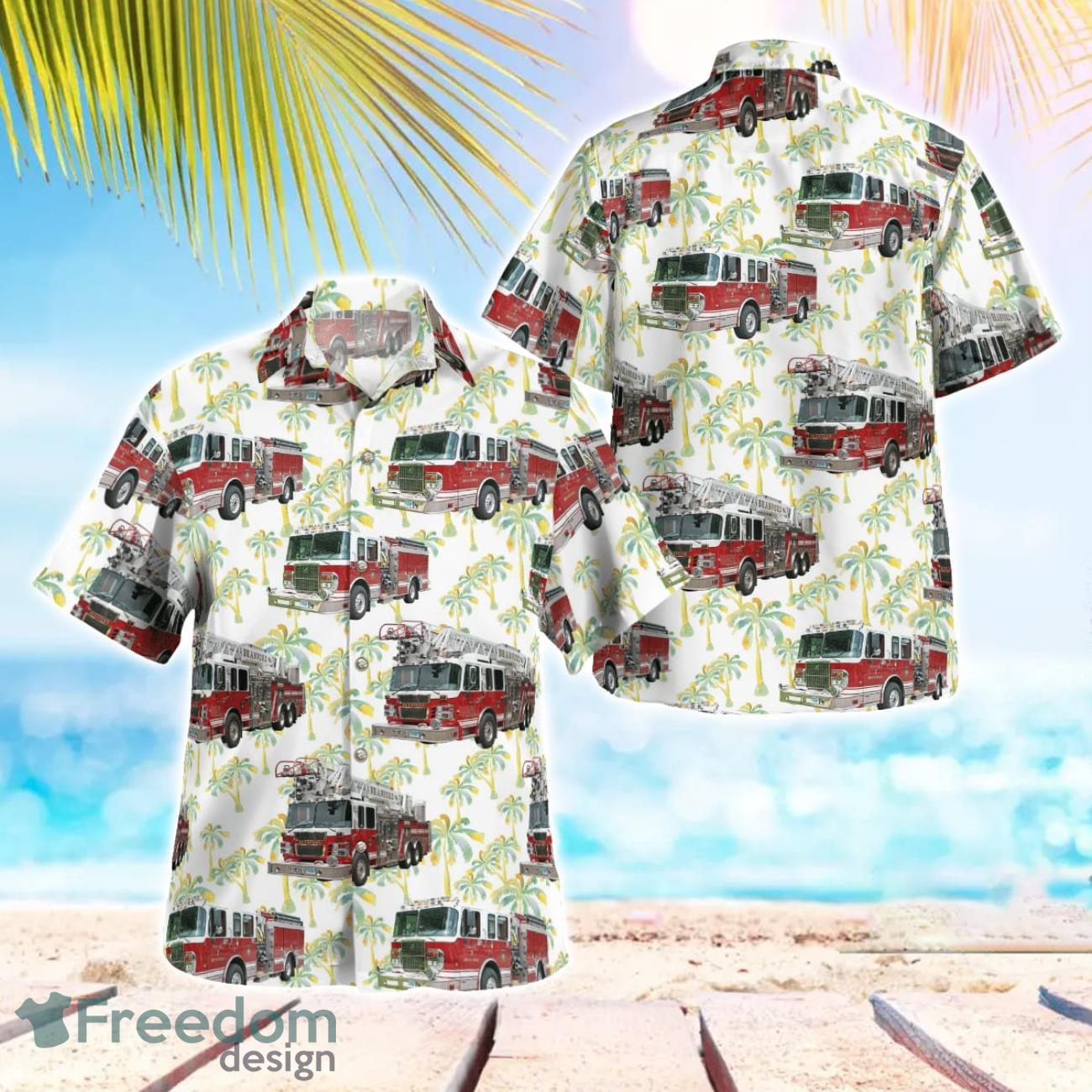 Connecticut Branford Fire Department Hawaiian Shirt Men Women Beach Shirt Connecticut Branford Fire Department Hawaiian Shirt Men Women Beach Shirt