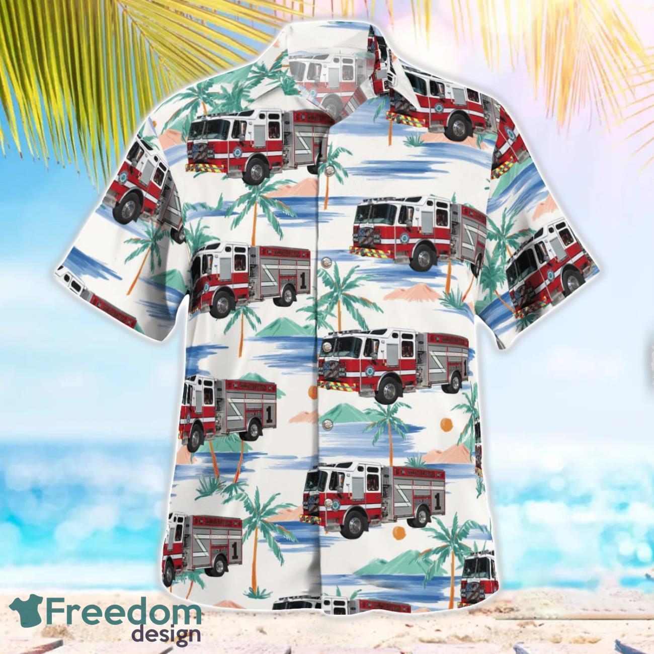Ridgefield Fire Department Summer Hawaiian Shirt For Men Women Ridgefield Fire Department Summer Hawaiian Shirt For Men Women