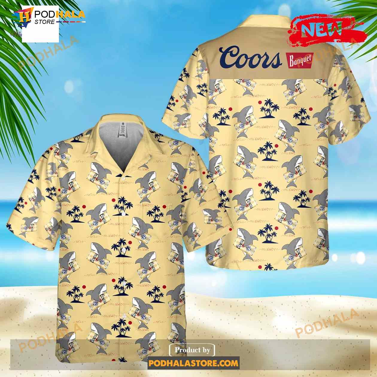 Coors-Banquet-Shark-Summer-Yellow-Design-Funny-Hawaiian-Shirt-1.jpg