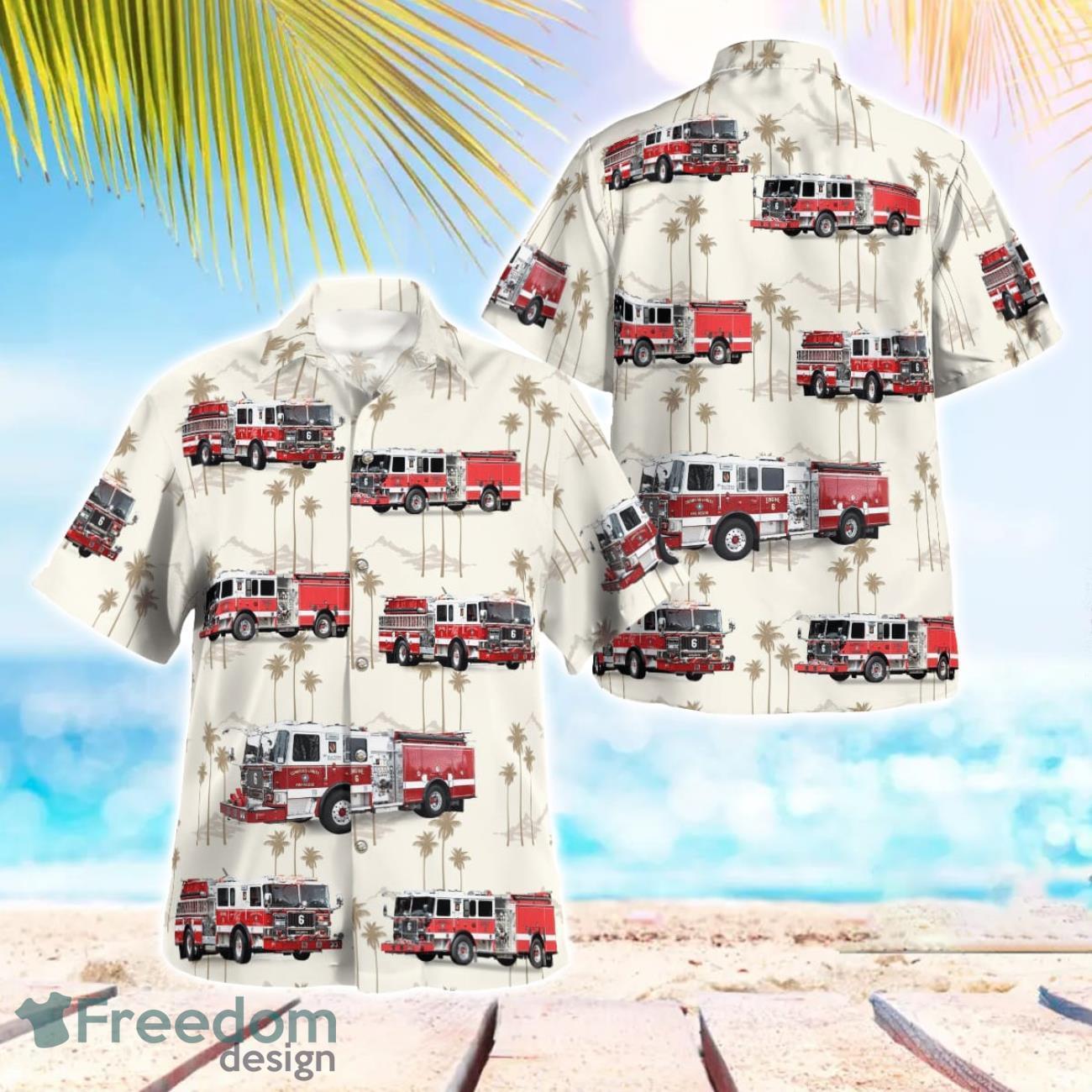 Cornelius-Lemley Fire Department 3D Hawaiian Shirt Cornelius-Lemley Fire Department 3D Hawaiian Shirt