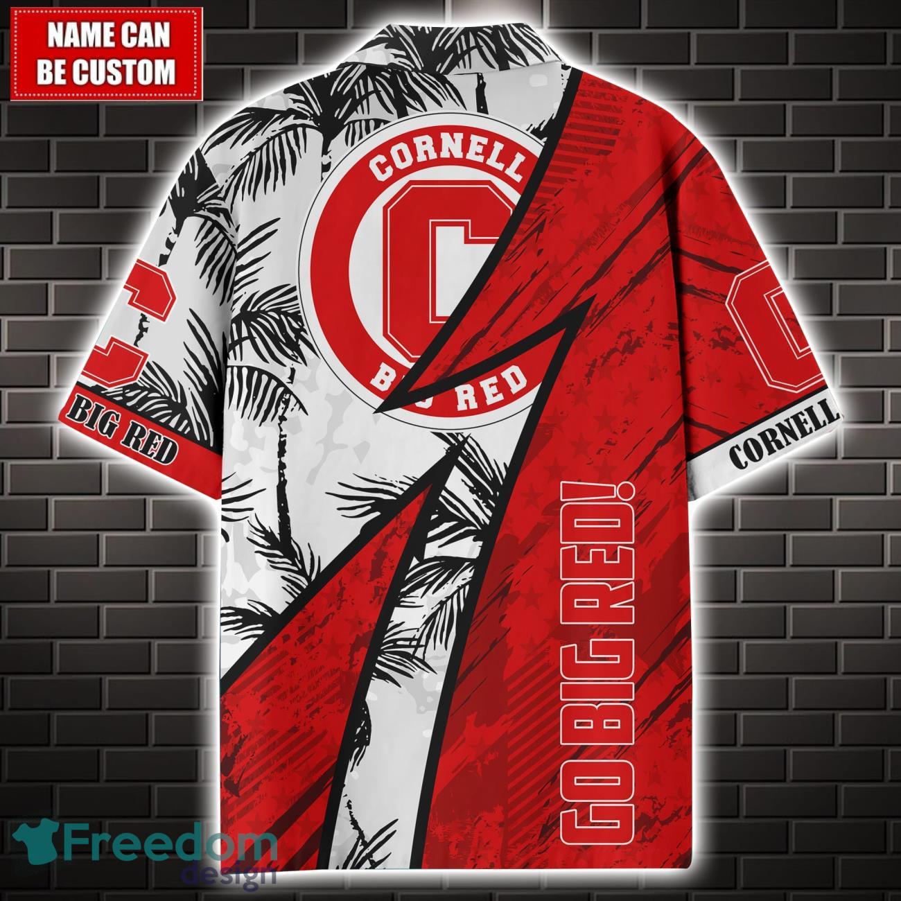 Cornell Big Red 3D Hawaii Shirt Custom Name Limited Edition