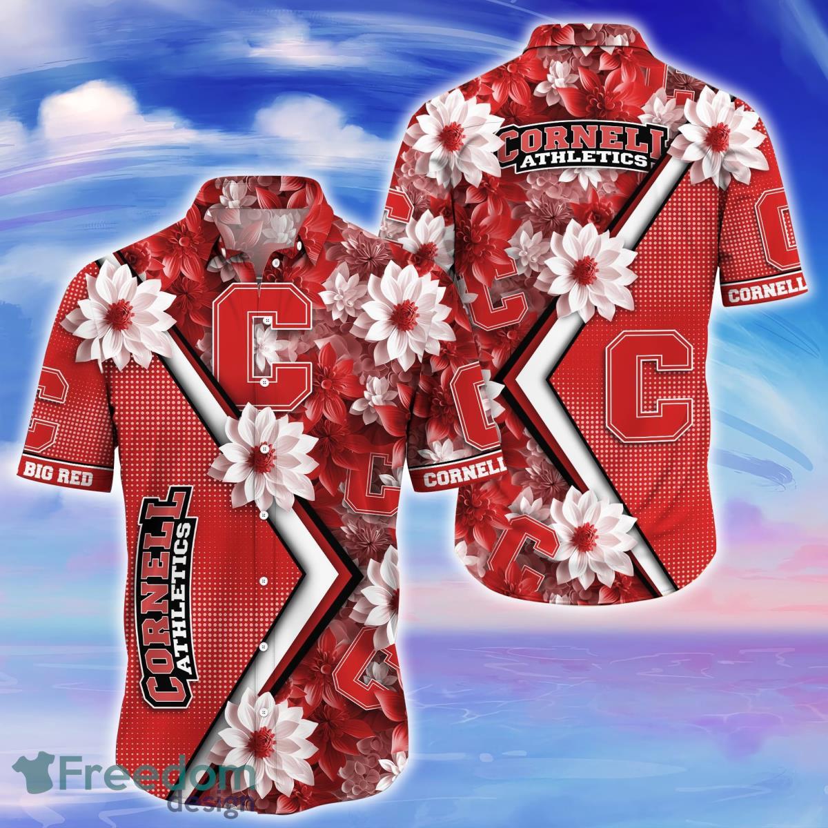 Cornell Big Red Trending Hawaiian Shirt Gift For Fans Cornell Big Red Trending Hawaiian Shirt Gift For Fans