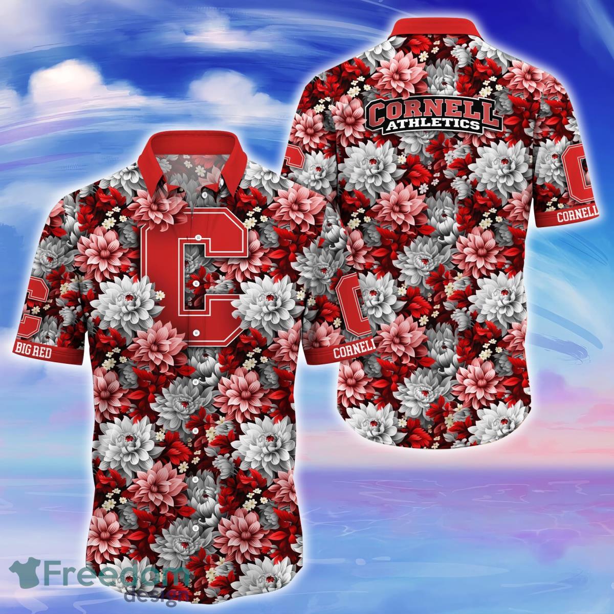 Cornell Big Red Trending Hawaiian Shirt Great Gift For Fans Cornell Big Red Trending Hawaiian Shirt Great Gift For Fans