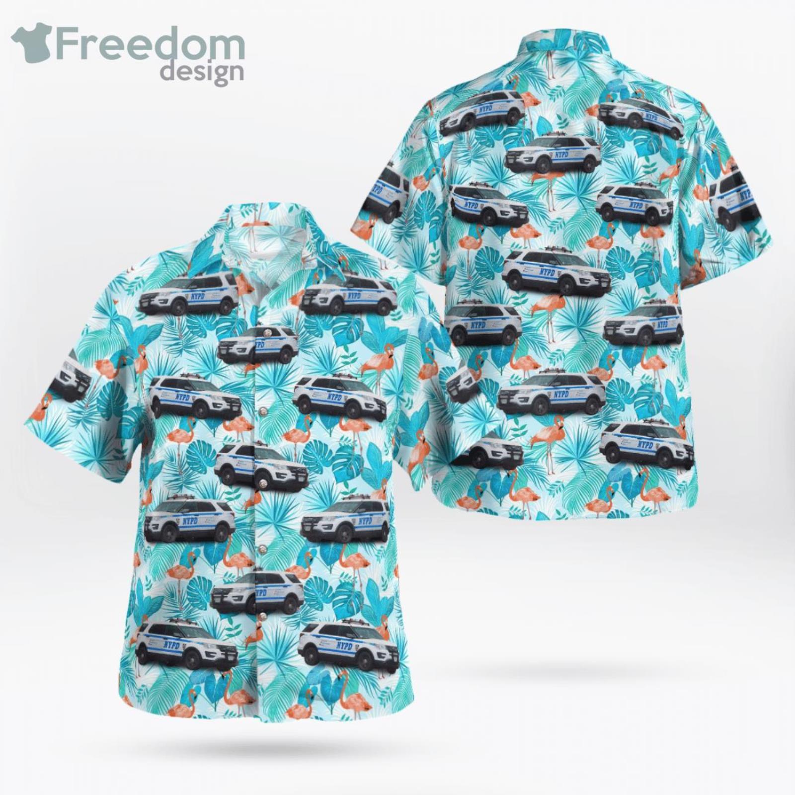 Counter Terrorism Bureau New York Police Department Ford Interceptor Suv Hawaiian Shirt Counter Terrorism Bureau New York Police Department Ford Interceptor Suv Hawaiian Shirt