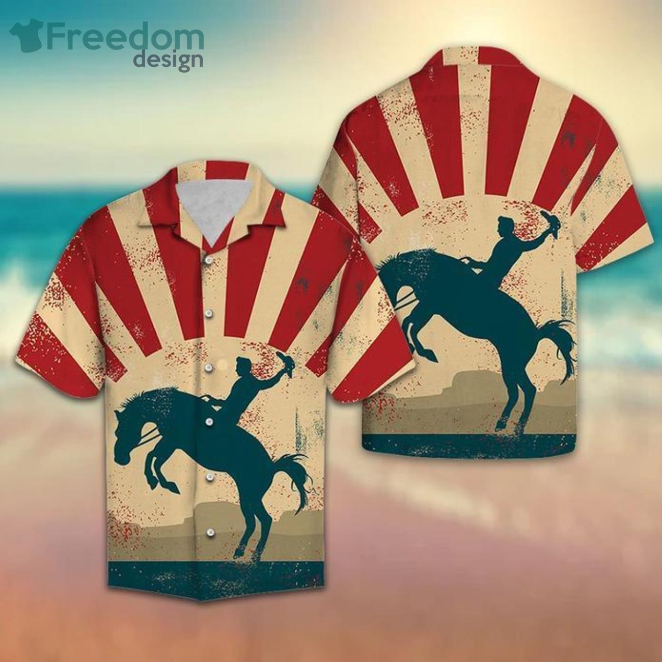 Cowboy Wild Horse Hawaiian Shirt For Men & Women Cowboy Wild Horse Hawaiian Shirt For Men & Women