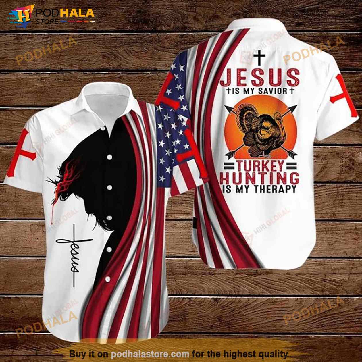 Cross-Jesus-Bible-Turkey-Bird-Jesus-Is-My-Savior-Turkey-Hunting-Is-My-Therapy-Hawaiian-Shirt.jpg
