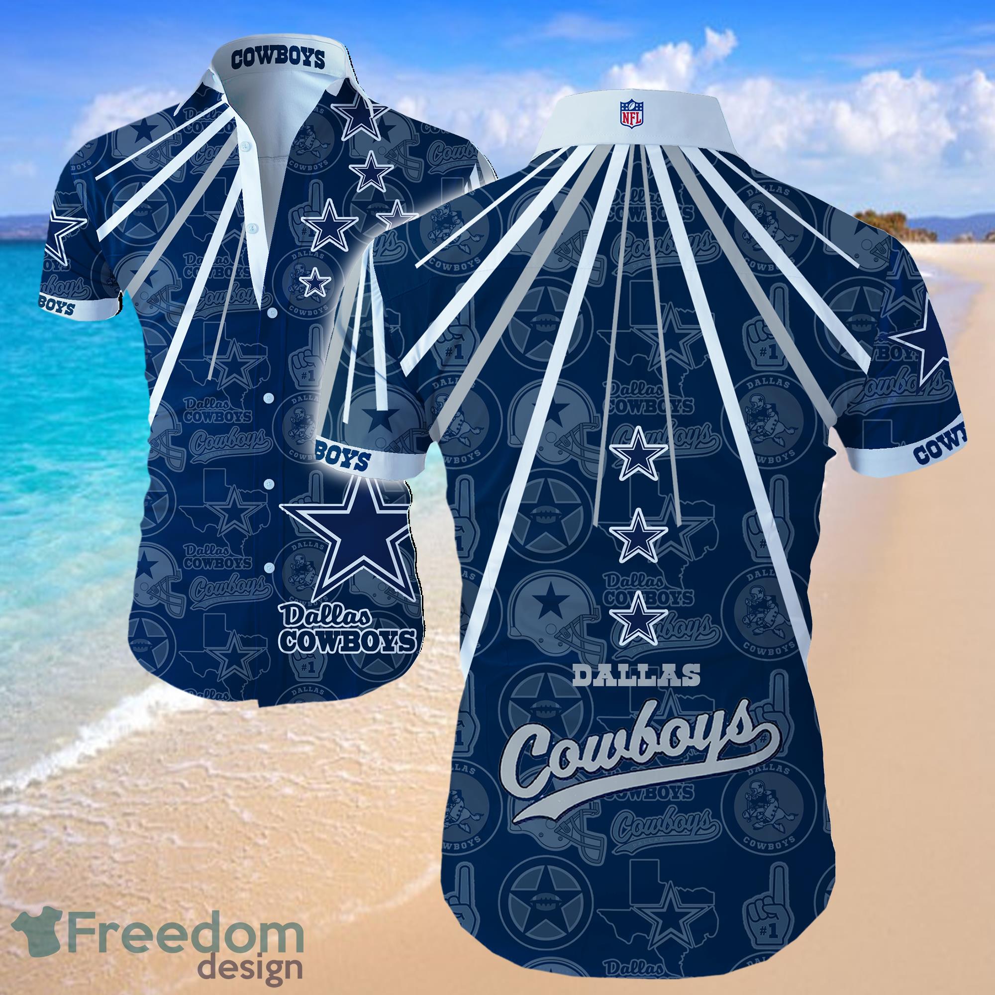 Dallas Cowboys NFL Blue Shirt Funny Hawaiian Summer Beach Shirt Full Print Dallas Cowboys NFL Blue Shirt Funny Hawaiian Summer Beach Shirt Full Print