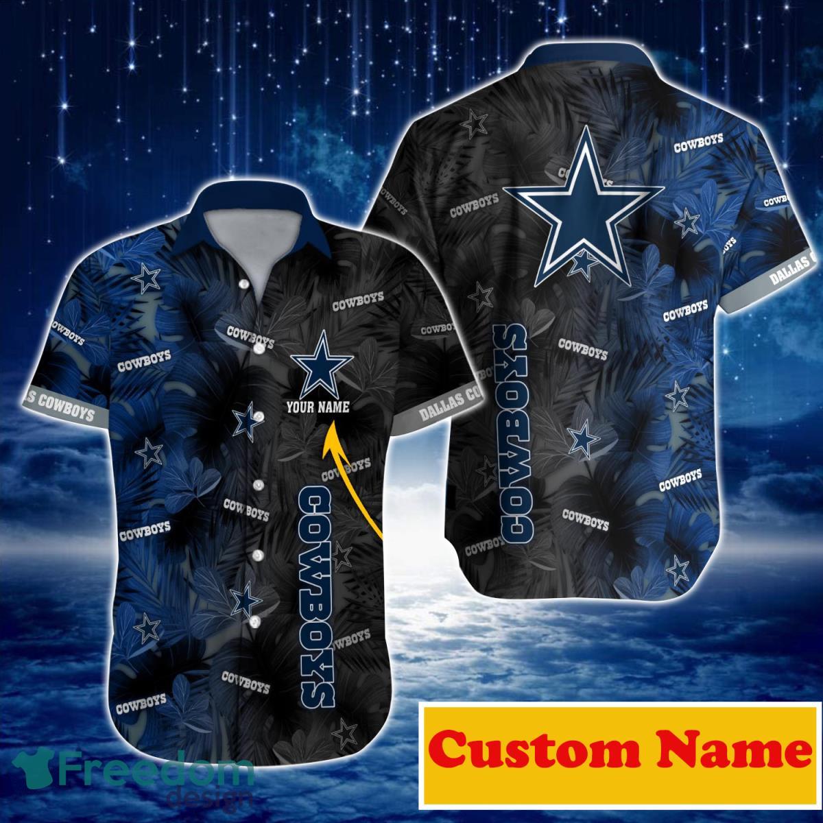 Dallas Cowboys NFL Custom Name Hawaiian Shirt For Men And Women Gift For Fans Dallas Cowboys NFL Custom Name Hawaiian Shirt For Men And Women Gift For Fans