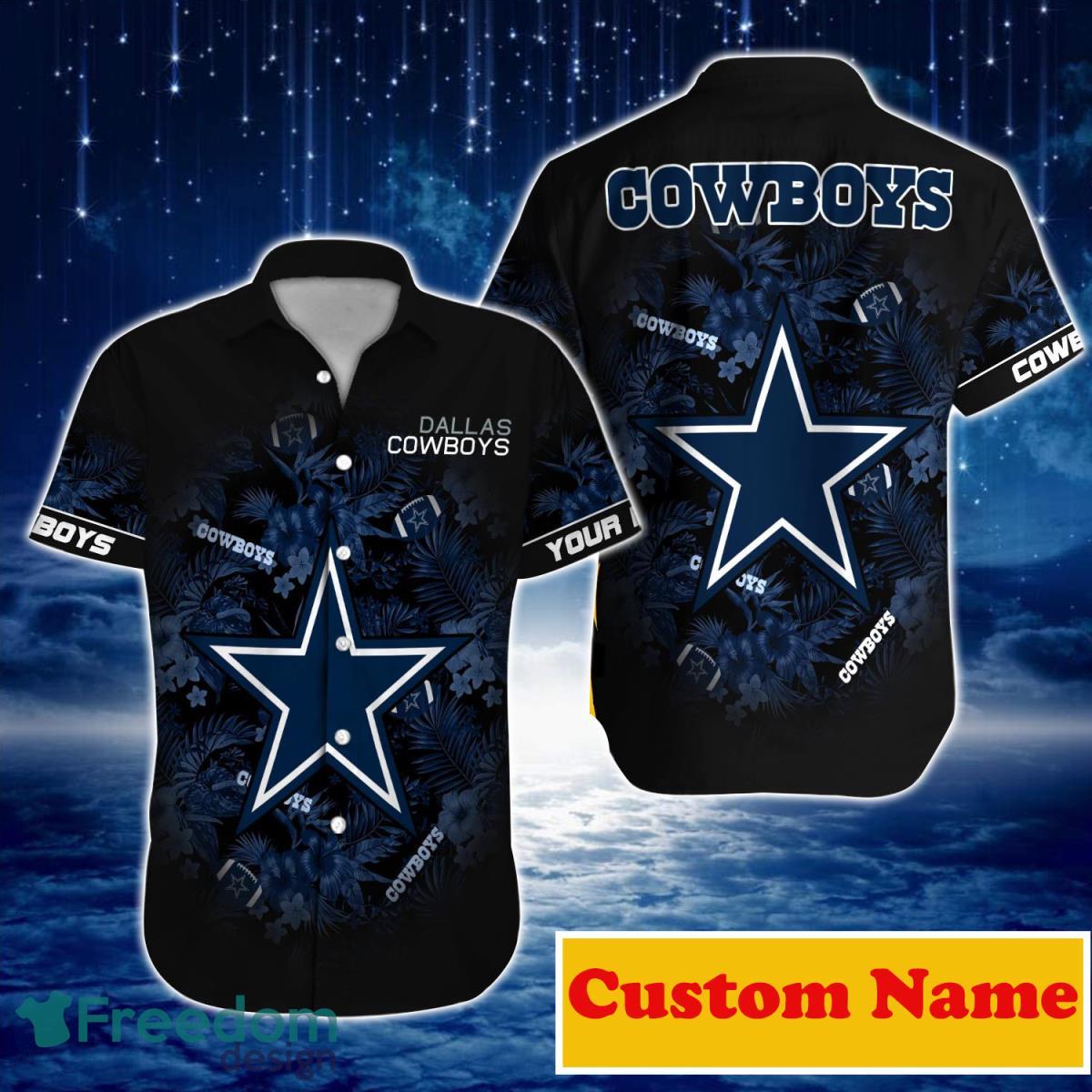 Dallas Cowboys NFL Custom Name Hawaiian Shirt For Men And Women Great Gift For Real Fans Dallas Cowboys NFL Custom Name Hawaiian Shirt For Men And Women Great Gift For Real Fans