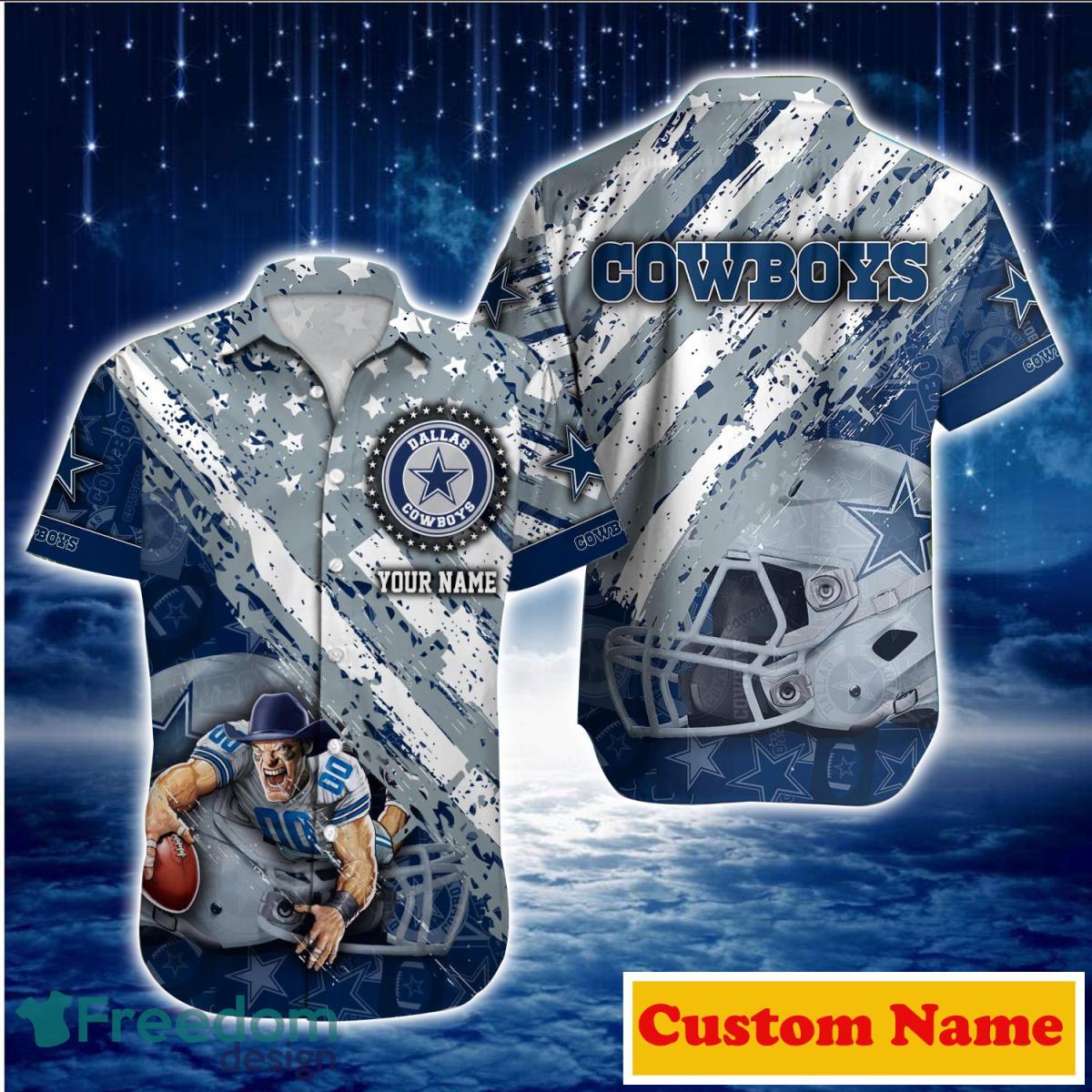 Dallas Cowboys NFL Custom Name Hawaiian Shirt For Men And Women Impressive Gift For Fans Dallas Cowboys NFL Custom Name Hawaiian Shirt For Men And Women Impressive Gift For Fans