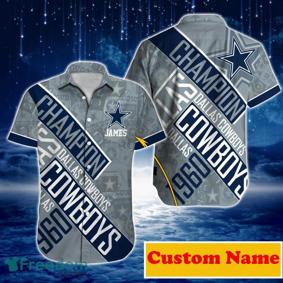 Dallas Cowboys NFL Custom Name Hawaiian Shirt For Men Women Gift For Real Fans Dallas Cowboys NFL Custom Name Hawaiian Shirt For Men Women Gift For Real Fans
