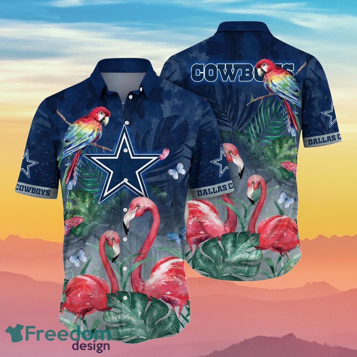 Dallas Cowboys NFL Flower Hawaiian Shirt Ideal Gift For Fans Dallas Cowboys NFL Flower Hawaiian Shirt Ideal Gift For Fans
