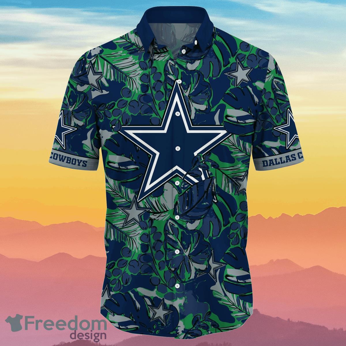 Dallas Cowboys NFL Flower Hawaiian Shirt Impressive Gift For Real Fans