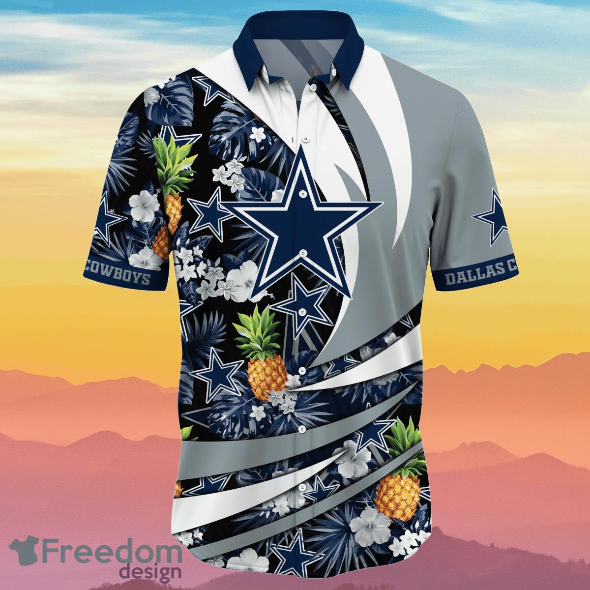 Dallas Cowboys NFL Flower Hawaiian Shirt Special Gift For Fans