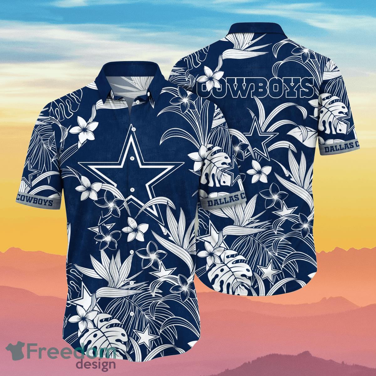 Dallas Cowboys NFL Flower Hawaiian Shirt Summer Football Unique Gift For Real Fans Dallas Cowboys NFL Flower Hawaiian Shirt Summer Football Unique Gift For Real Fans