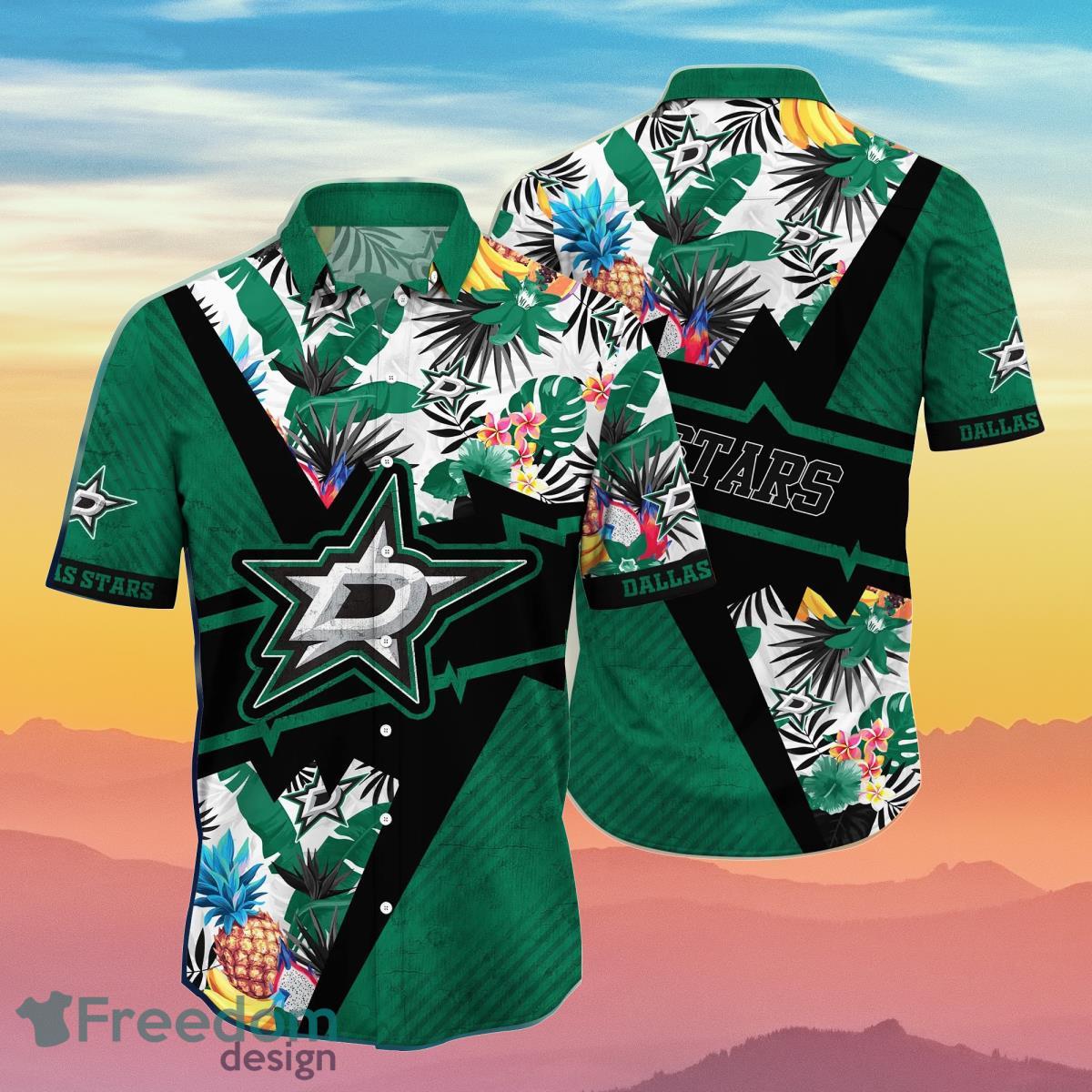 Dallas Stars NHL Flower Hawaiian Shirt Special Gift For Men And Women Fans Dallas Stars NHL Flower Hawaiian Shirt Special Gift For Men And Women Fans