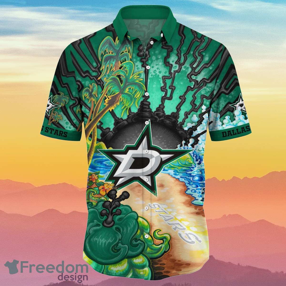 Dallas Stars NHL Flower Hawaiian Shirt Summer Football Best Idea For Real Fans