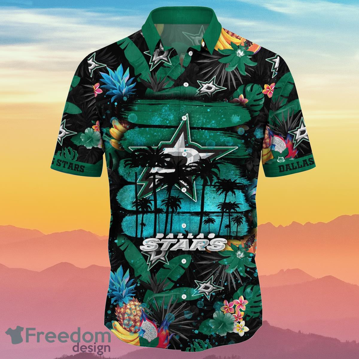Dallas Stars NHL Flower Hawaiian Shirt Summer Football Gift For True Fans