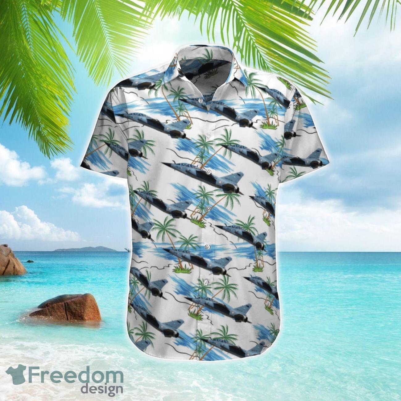 Dassault Mirage F1 French Air Force Hawaiian Shirt Beach Shirt Summer Holiday Gift Dassault Mirage F1 French Air Force Hawaiian Shirt Beach Shirt Summer Holiday Gift