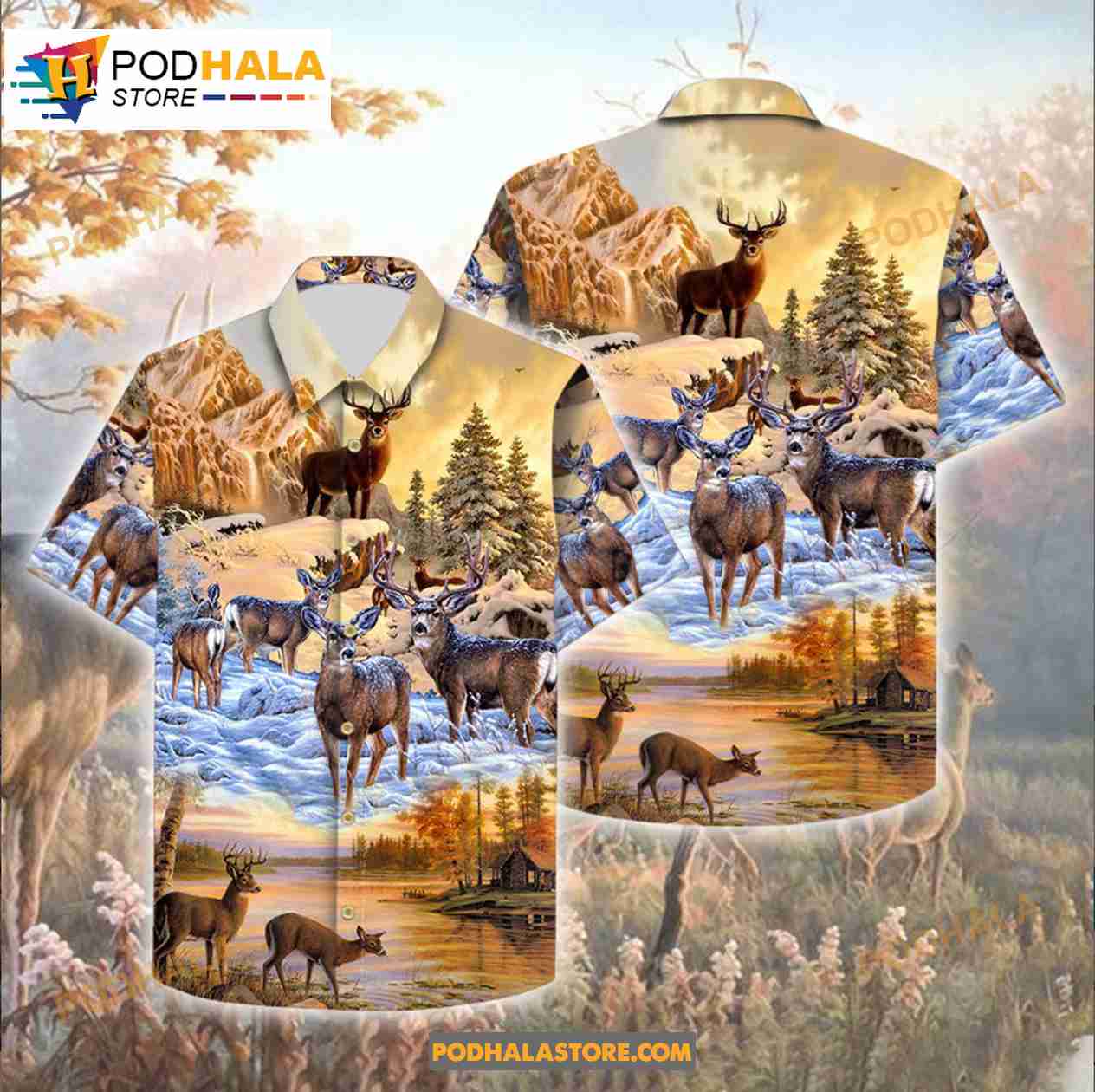 Deer-Hunting-Deer-Design-Button-Down-Hawaiian-Shirt.jpg