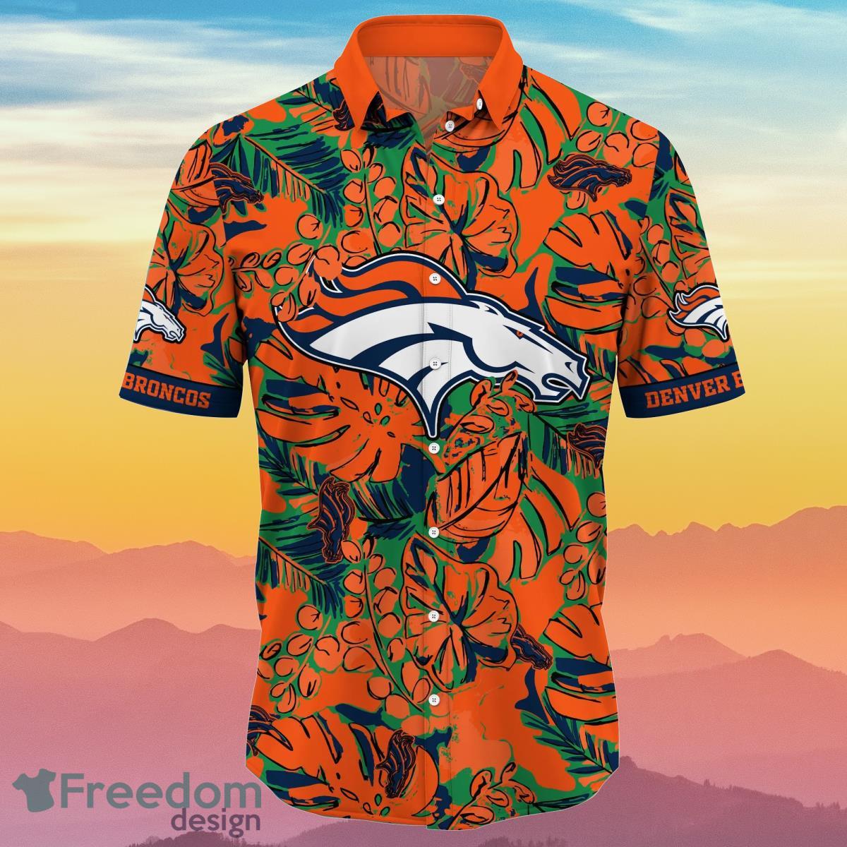 Denver Broncos NFL Flower Hawaiian Shirt Impressive Gift For Real Fans