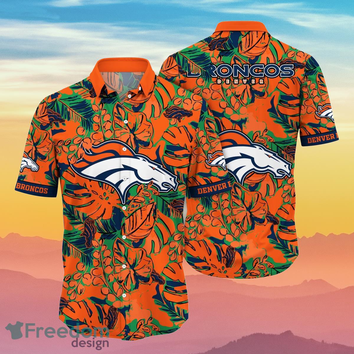 Denver Broncos NFL Flower Hawaiian Shirt Impressive Gift For Real Fans Denver Broncos NFL Flower Hawaiian Shirt Impressive Gift For Real Fans