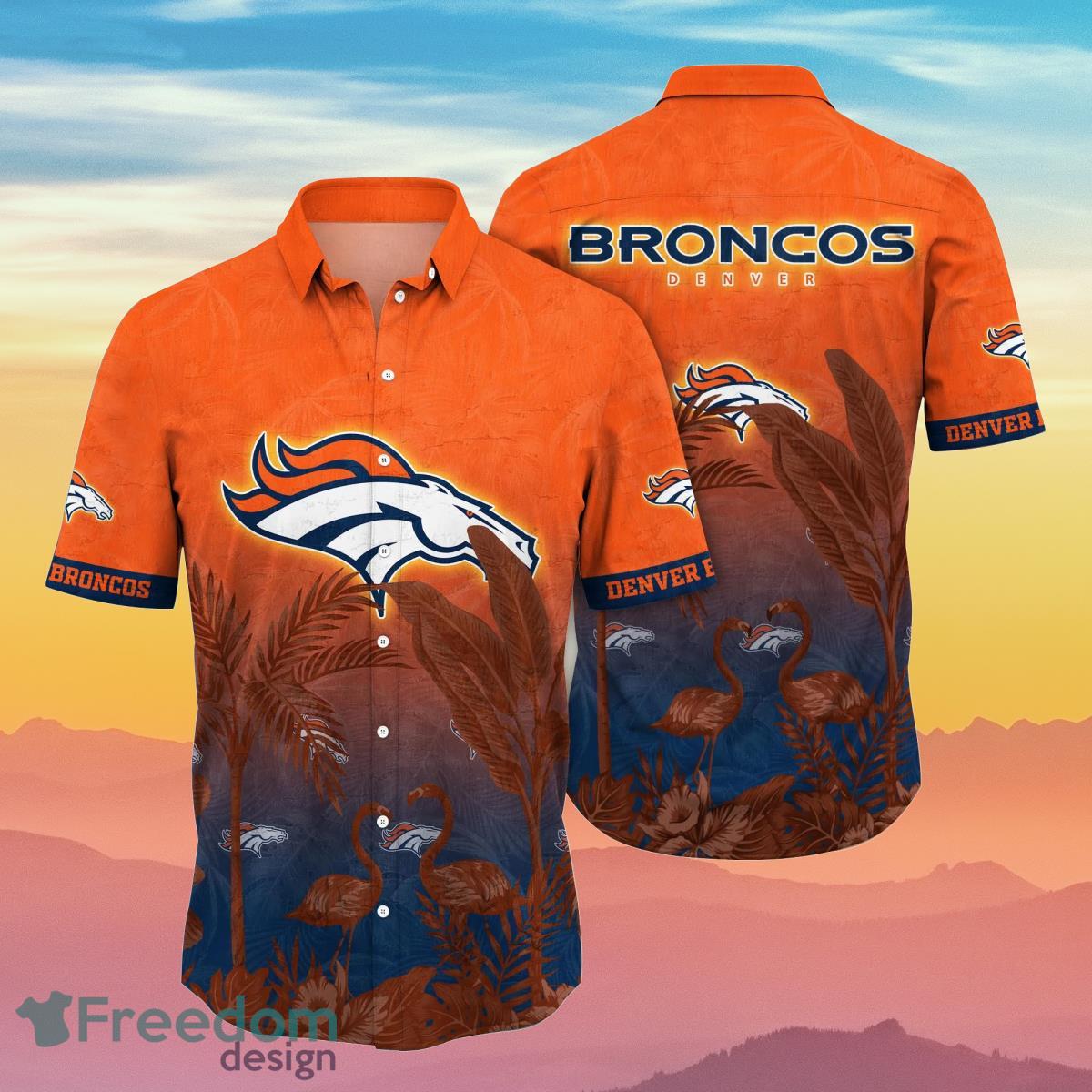 Denver Broncos NFL Flower Hawaiian Shirt Summer Football Gift For Fans Denver Broncos NFL Flower Hawaiian Shirt Summer Football Gift For Fans