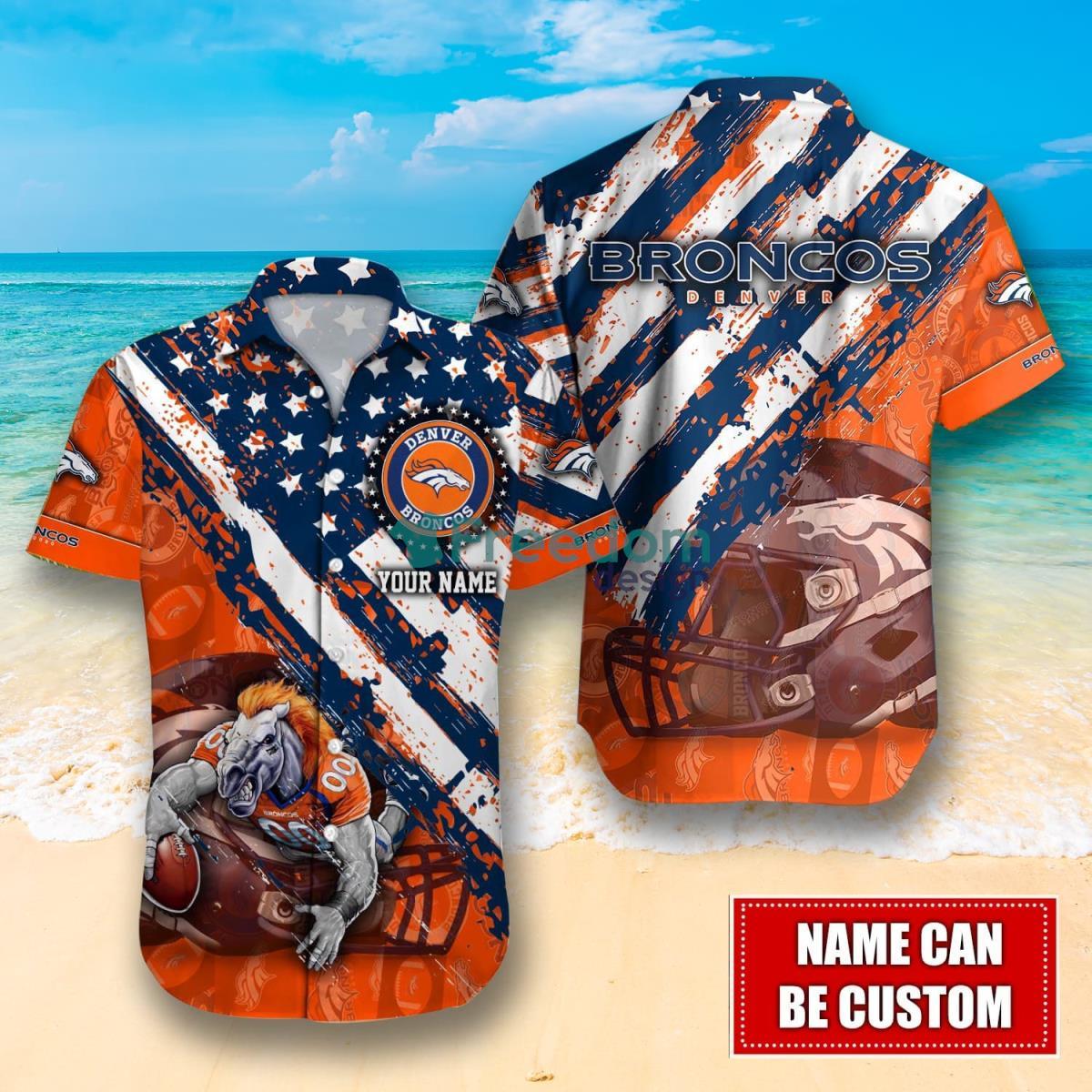 Denver Broncos NFL Personalized Hawaiian Shirt Best Gift For Fans Denver Broncos NFL Personalized Hawaiian Shirt Best Gift For Fans