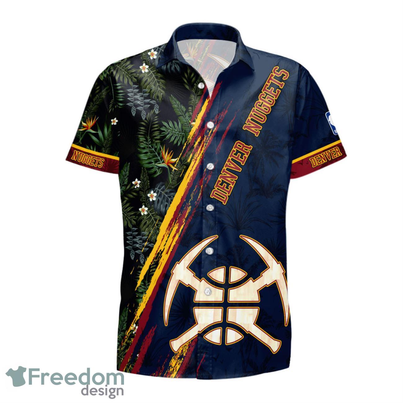 Denver Nuggets NBA Champions Floral Pattern Print Hawaiian Shirt