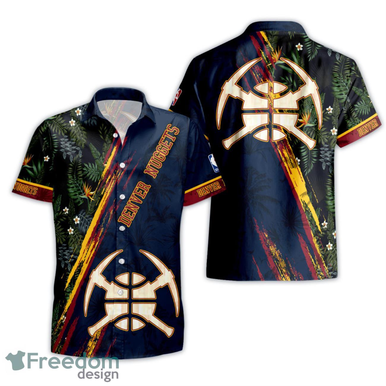 Denver Nuggets NBA Champions Floral Pattern Print Hawaiian Shirt Denver Nuggets NBA Champions Floral Pattern Print Hawaiian Shirt