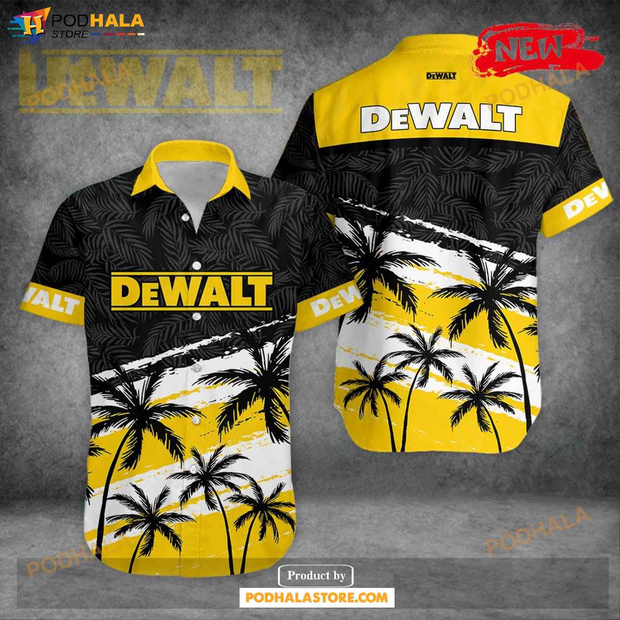 Dewalt-Tropical-Coconut-Tree-Yellow-Design-Hawaiian-Shirt.jpg
