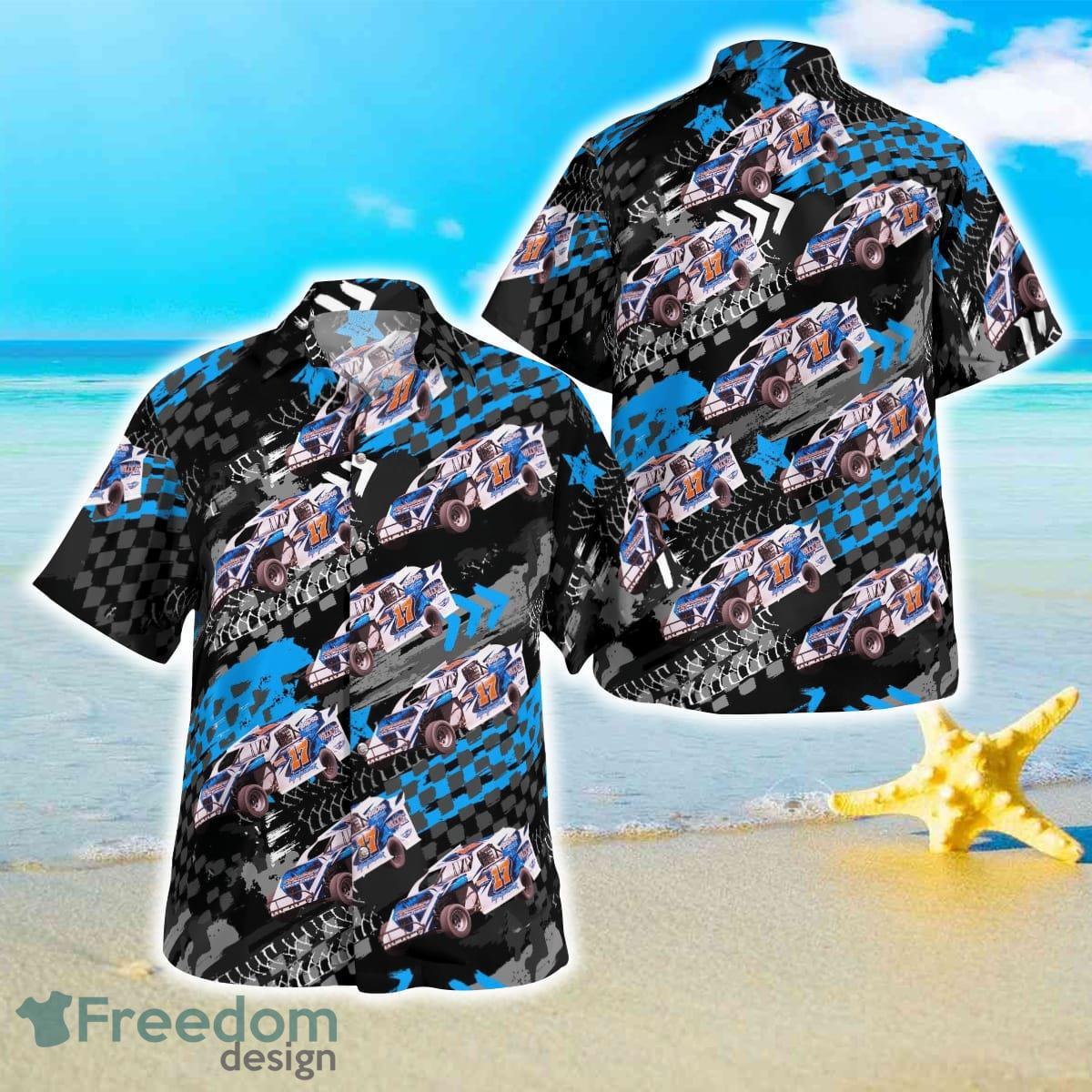 Dirt Track Racing Hawaiian Shirt V Dirt Track Racing Hawaiian Shirt V