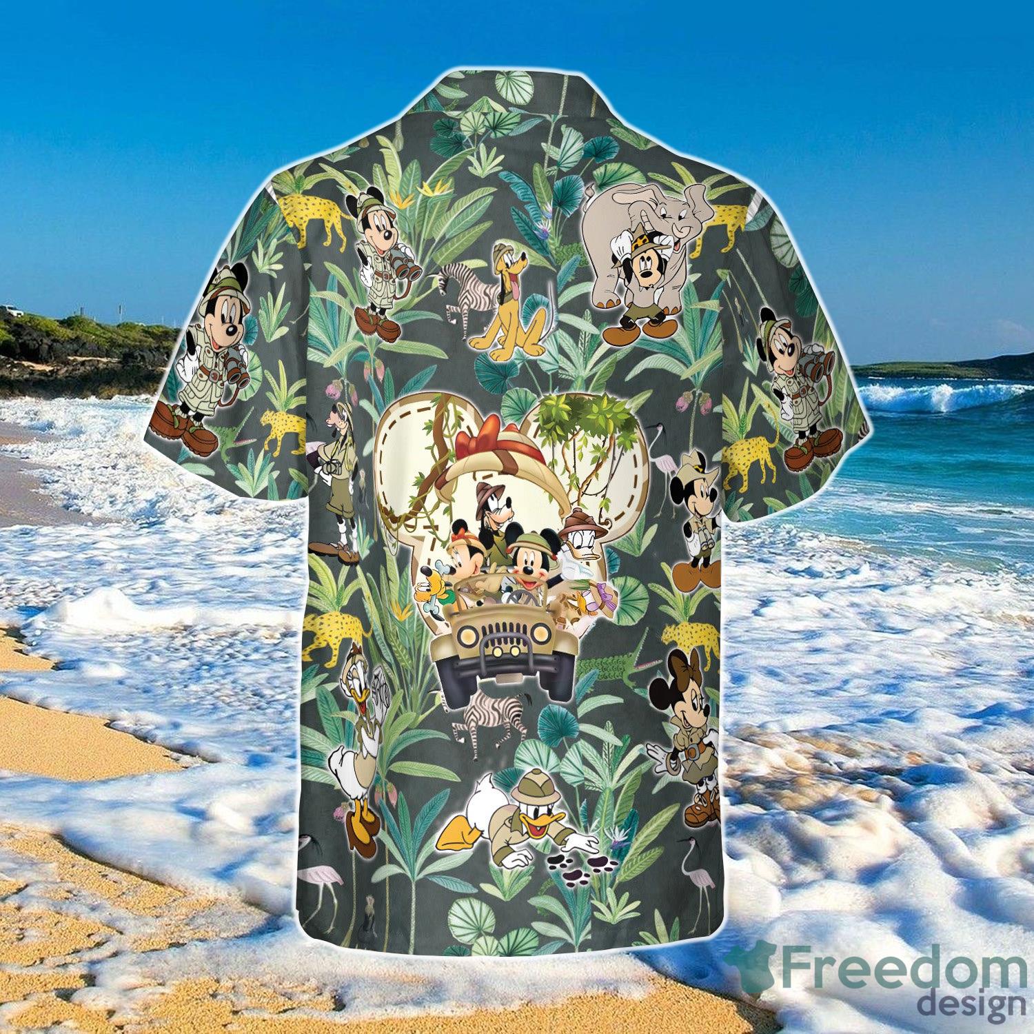 Disney Animal Kingdom Mickey And Friends Hawaiian Shirt