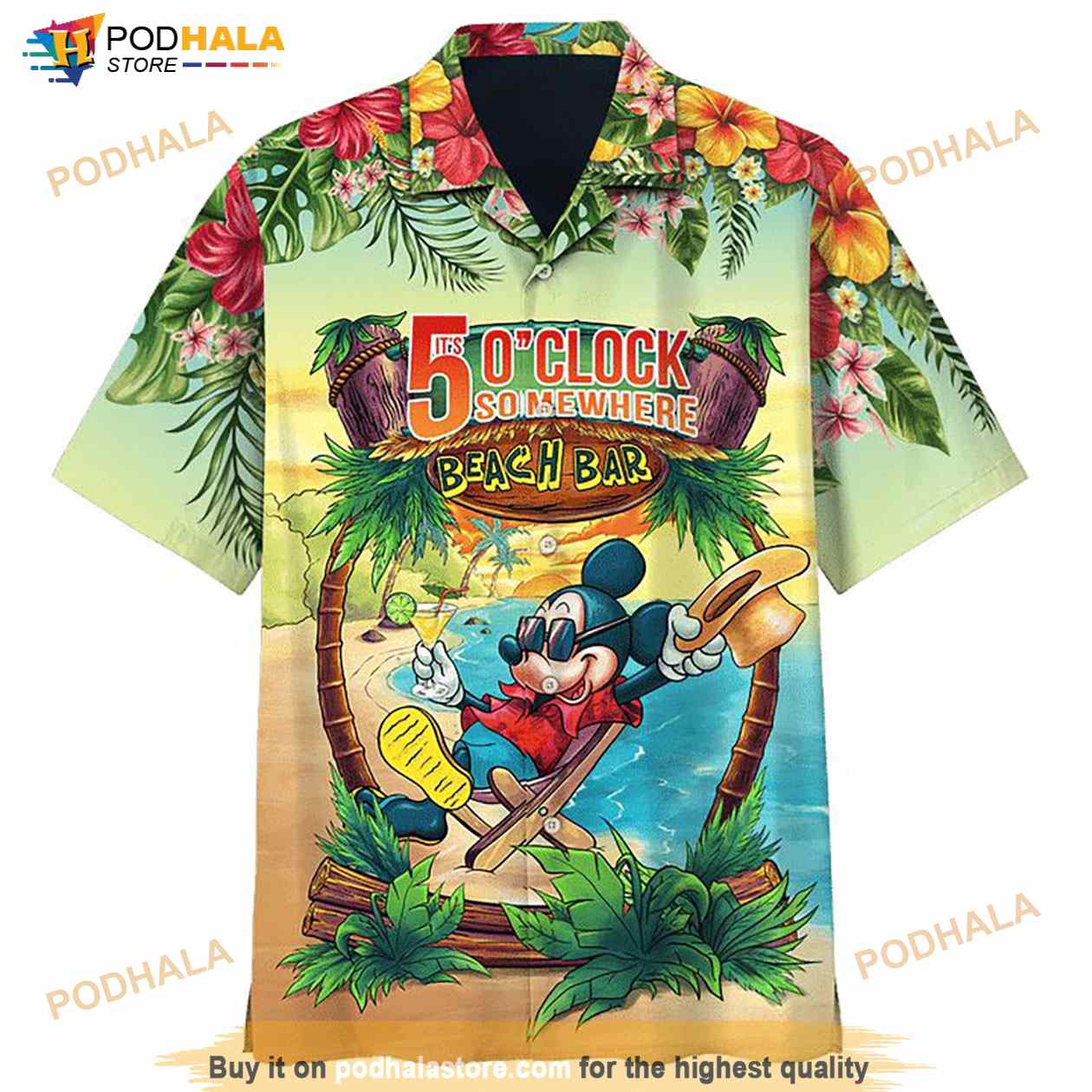 Disney-Mickey-Mouse-In-The-Beach-Its-5-Oclock-Somewhere-Print-Hawaiian-Shirt.jpg