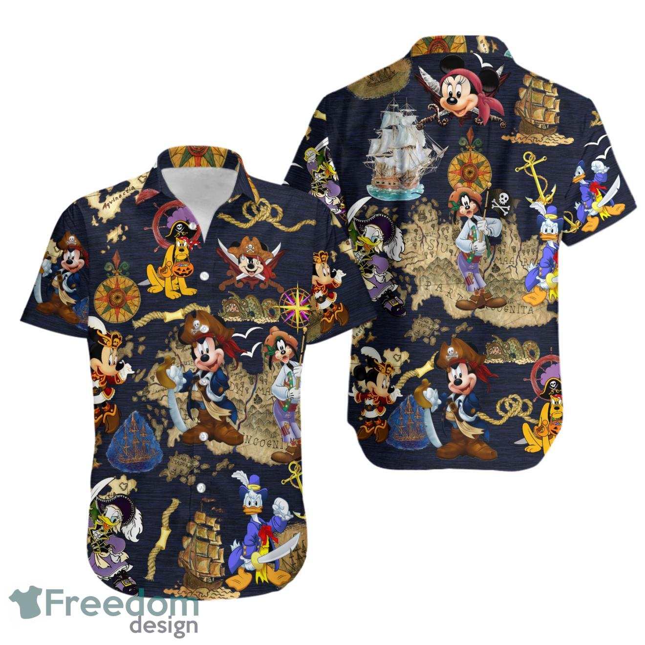 Disney Pirates Of Caribbean Hawaiian Shirt Disney Pirates Of Caribbean Hawaiian Shirt