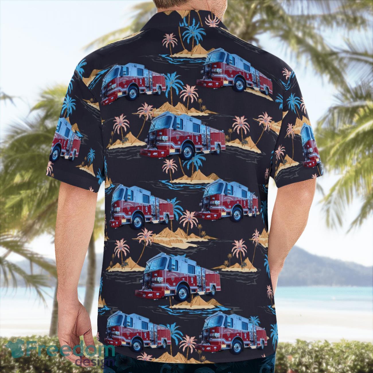 Durham (NC) Fire Department Beach Hawaiian Shirt Gift For Summer Holiday