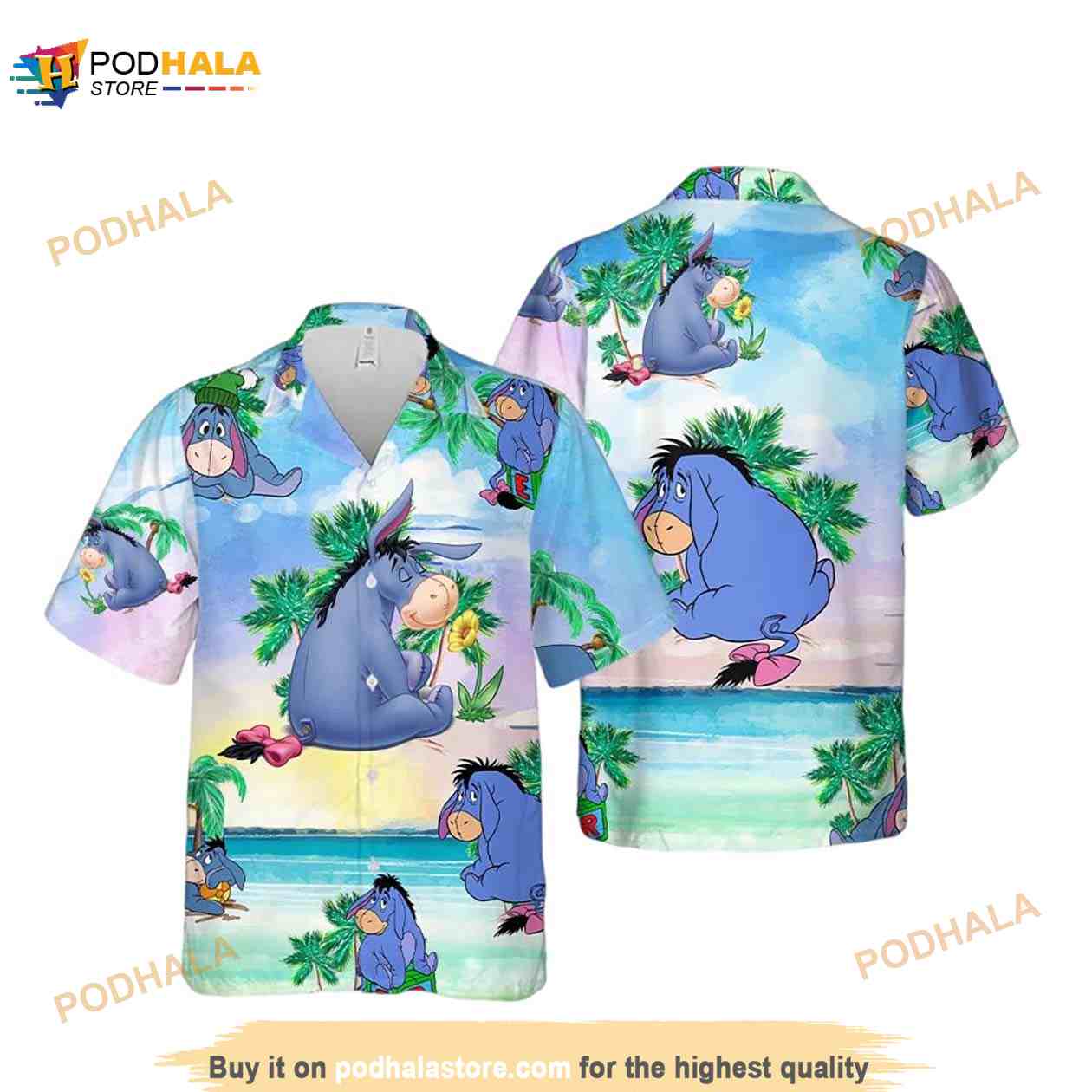 Eeyore-Character-Sunflower-Sea-Colorful-Funny-Hawaiian-Shirt.jpg