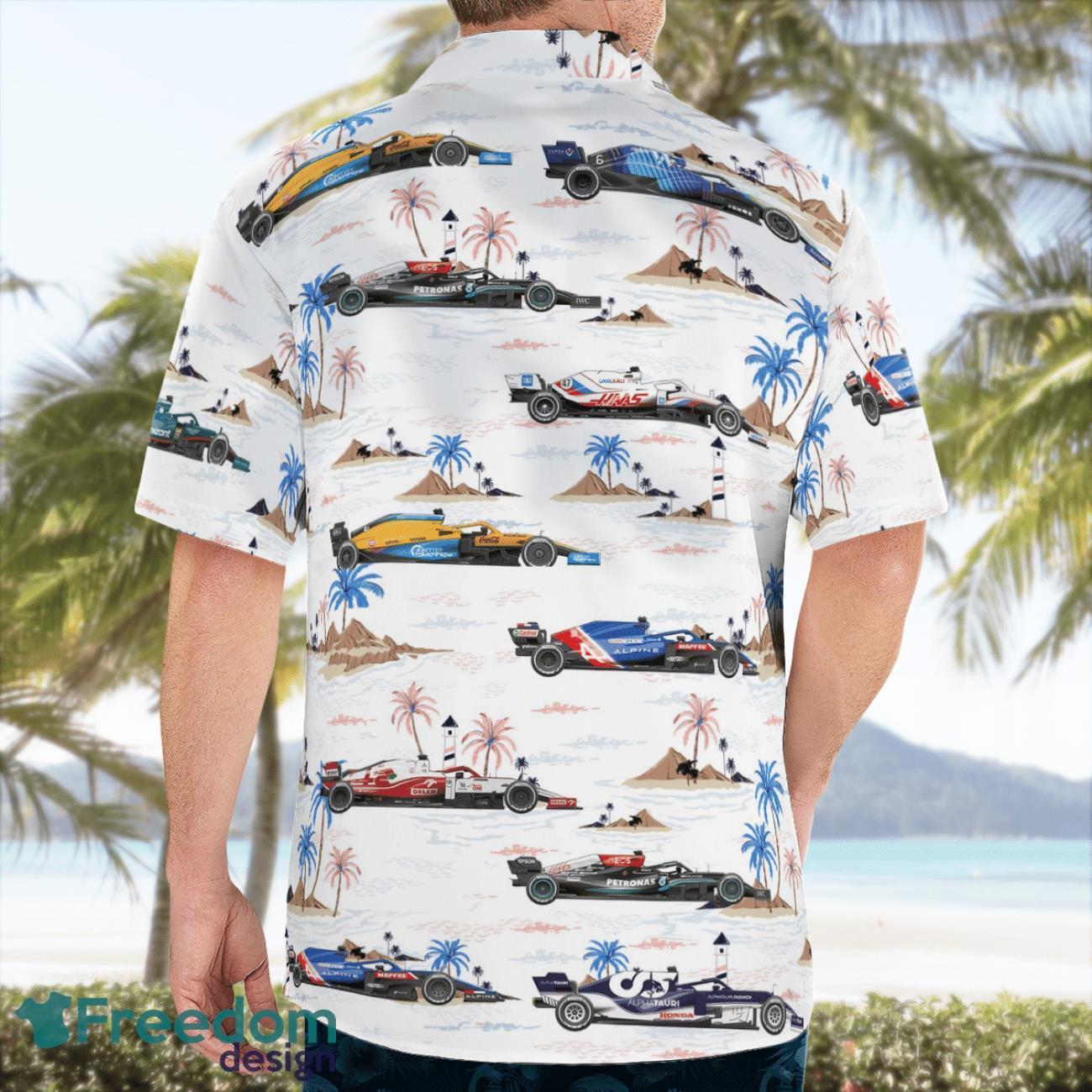 F1 Formula One Teams 2021 3D Hawaiian Shirt