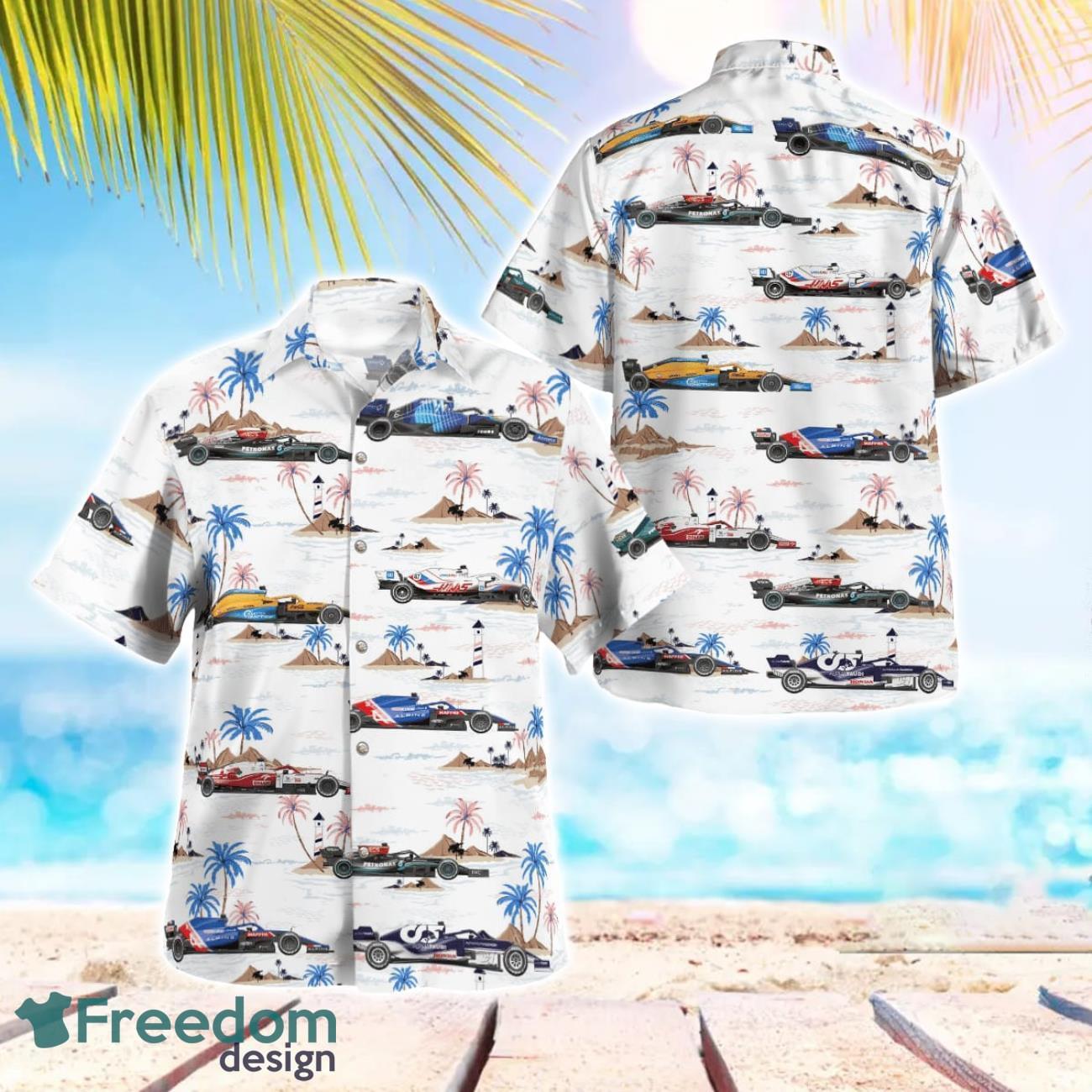 F1 Formula One Teams 2021 3D Hawaiian Shirt F1 Formula One Teams 2021 3D Hawaiian Shirt