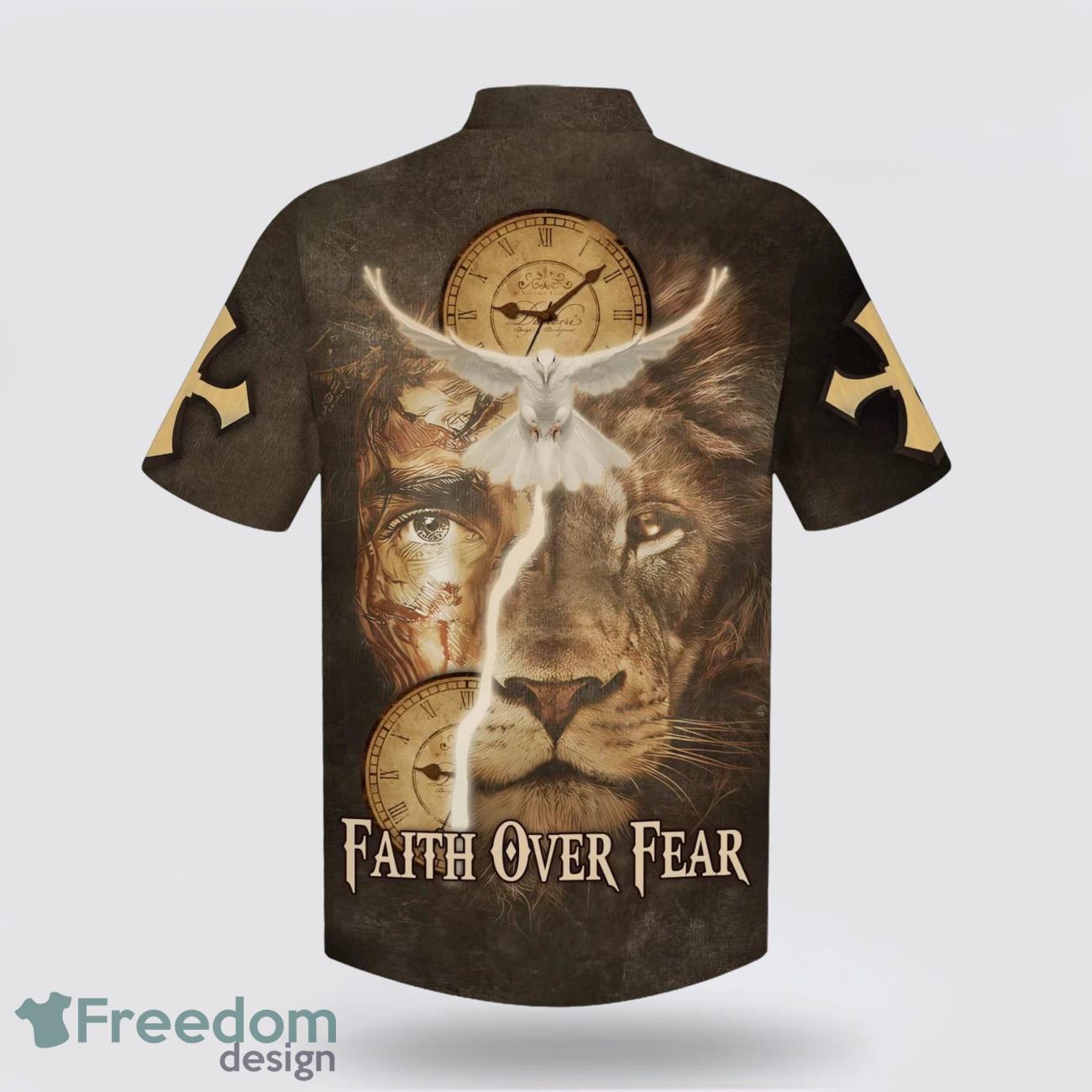 Faith-Over-Fear-AOP-Hawaiian-Shirt-Summer-Holiday-Gift-Jesus-Lion-And-Dove-3D-Printing-Summer-Beach-Shirt-Hawaiian-Shirts-1