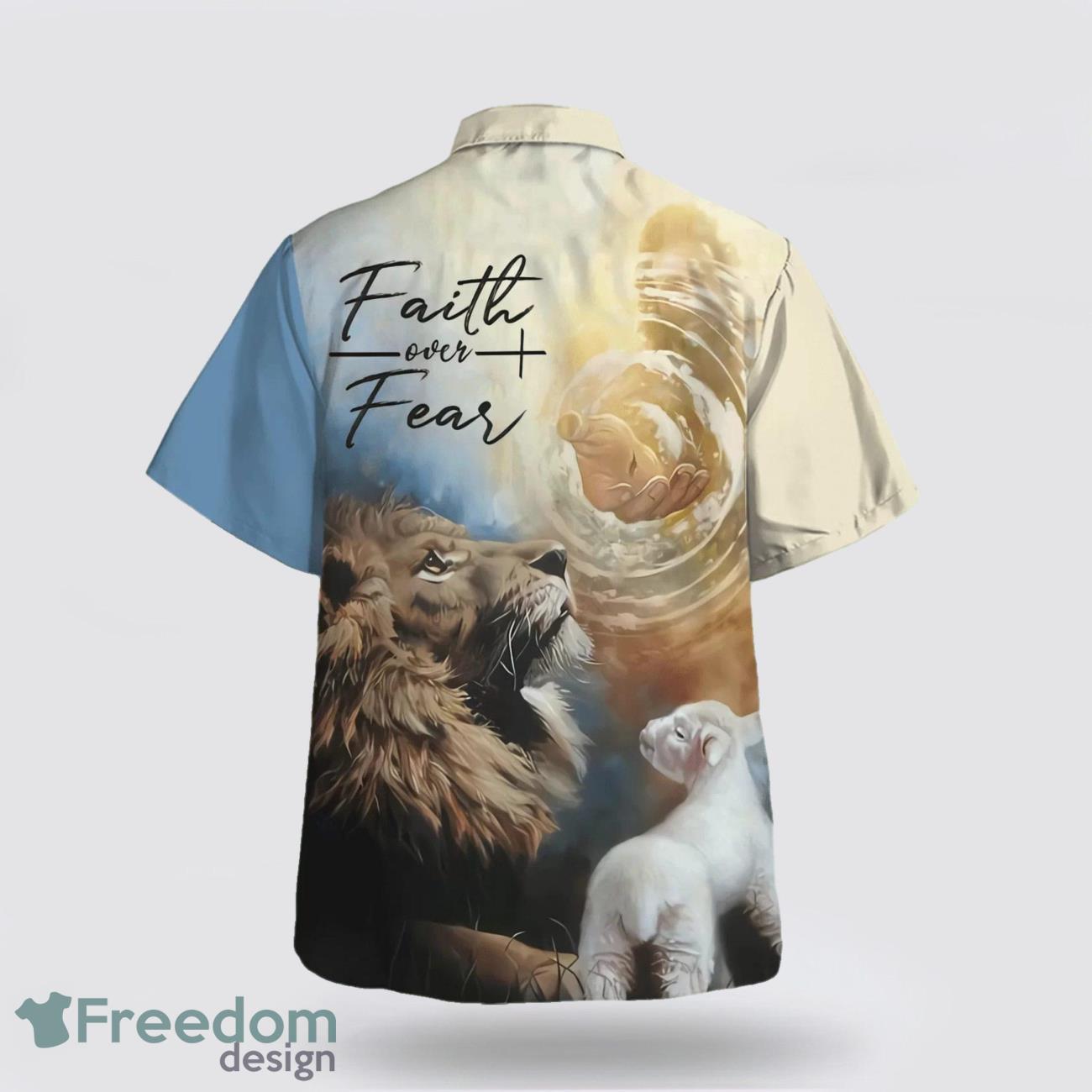 Faith-Over-Fear-AOP-Hawaiian-Shirt-Summer-Holiday-Gift-Jesus-Lion-And-Lamb-3D-Printing-Summer-Beach-Shirt-Hawaiian-Shirts-1