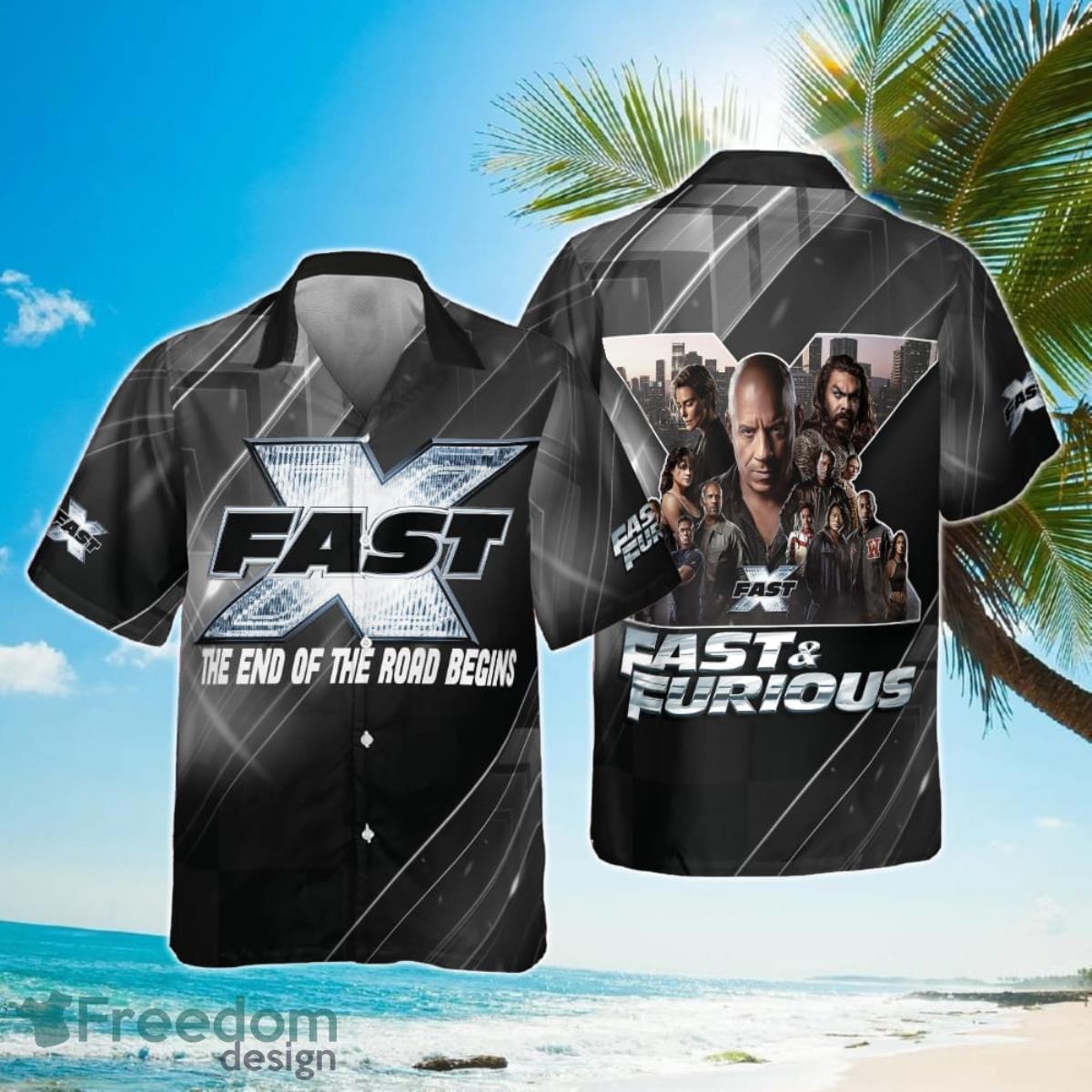 Fast And Furious X The End Of The Road Begin Hawaiian Shirt Fast And Furious X The End Of The Road Begin Hawaiian Shirt