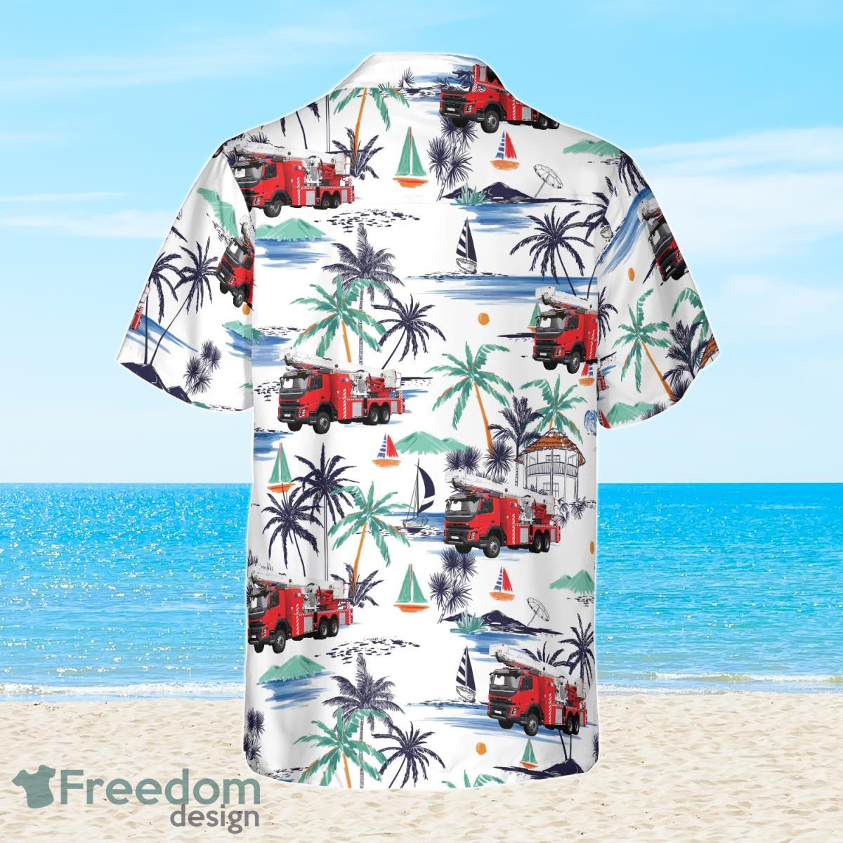Fire Truck Friend Of Firefighter Hawaiian Shirt Unique Style For Men And Women