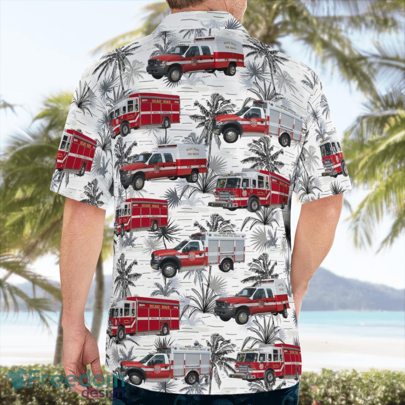 Delray Beach Fire Rescue Hawaiian Shirt Beach Shirt Summer Holiday Gift Delray Beach Fire Rescue Hawaiian Shirt Beach Shirt Summer Holiday Gift
