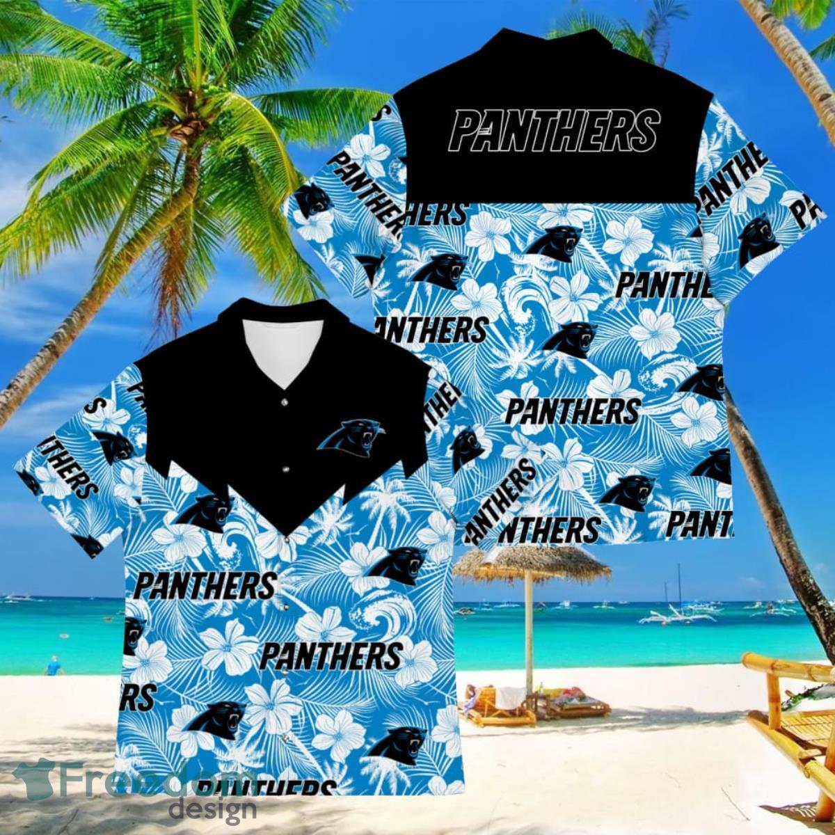 Football American Hawaii Shirt Tropical Beach Tree Carolina Panthers Football American Hawaii Shirt Tropical Beach Tree Carolina Panthers