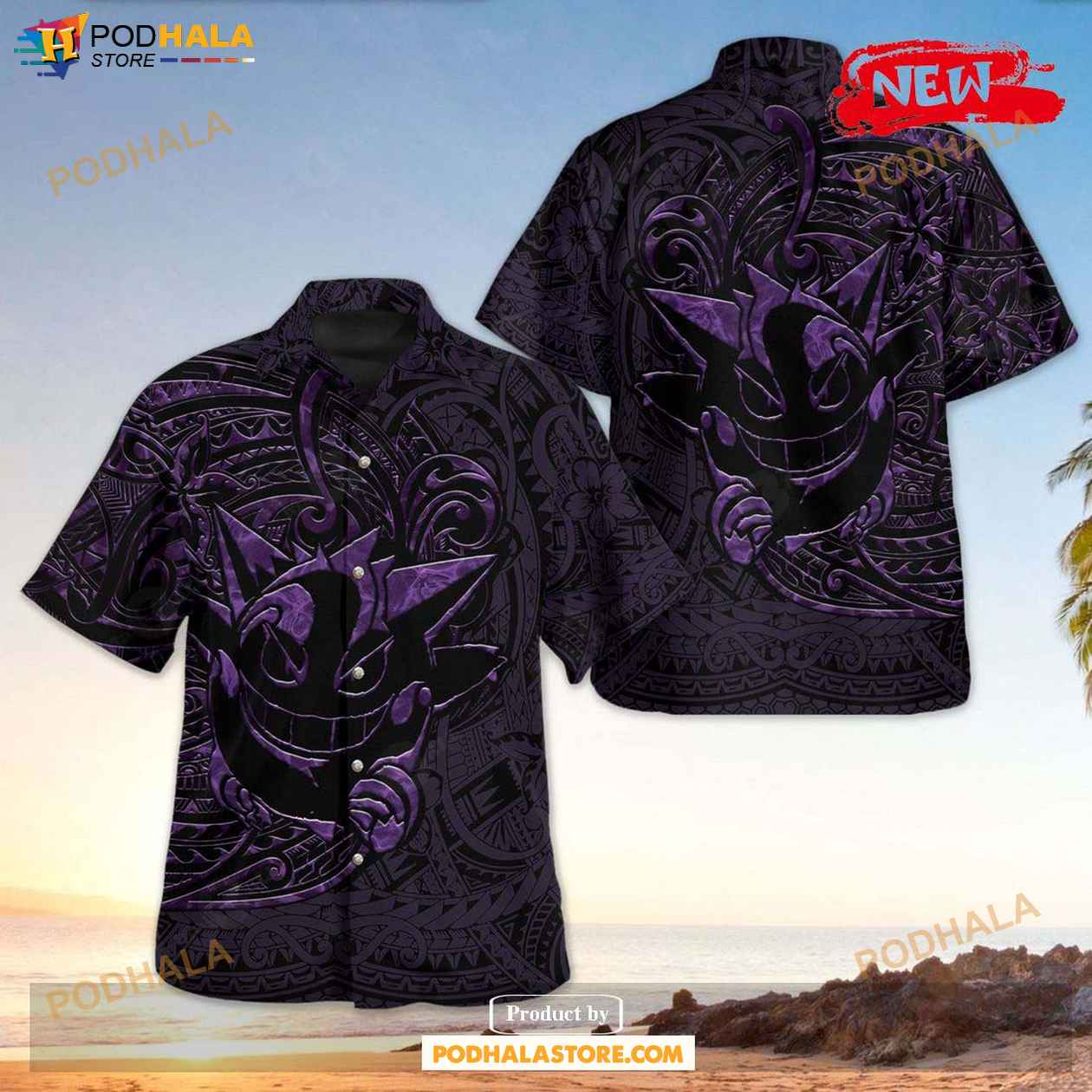 Gengar-Polynesian-Design-Hawaiian-Shirt-Tropical-Shirt-for-Women-Men.jpg